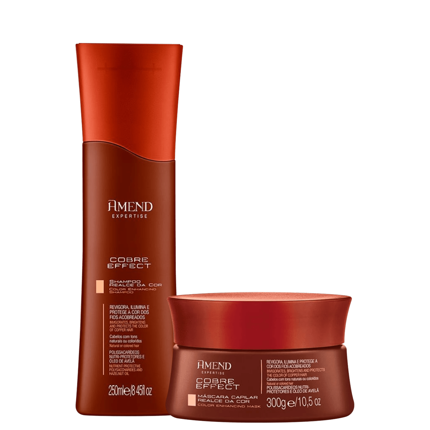 Kit Expertise Cobre Shampoo 250g e Máscara 300g - Amend