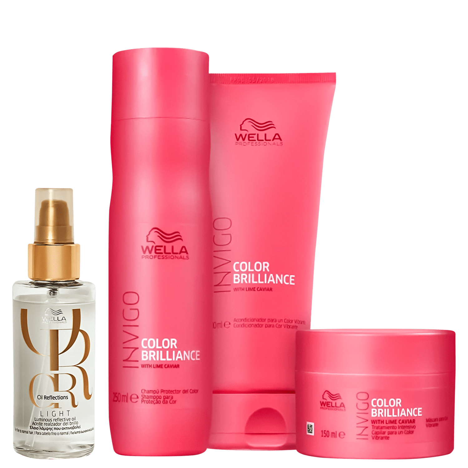 Kit Wella Professionals Color Brilliance Light (4 Produtos)