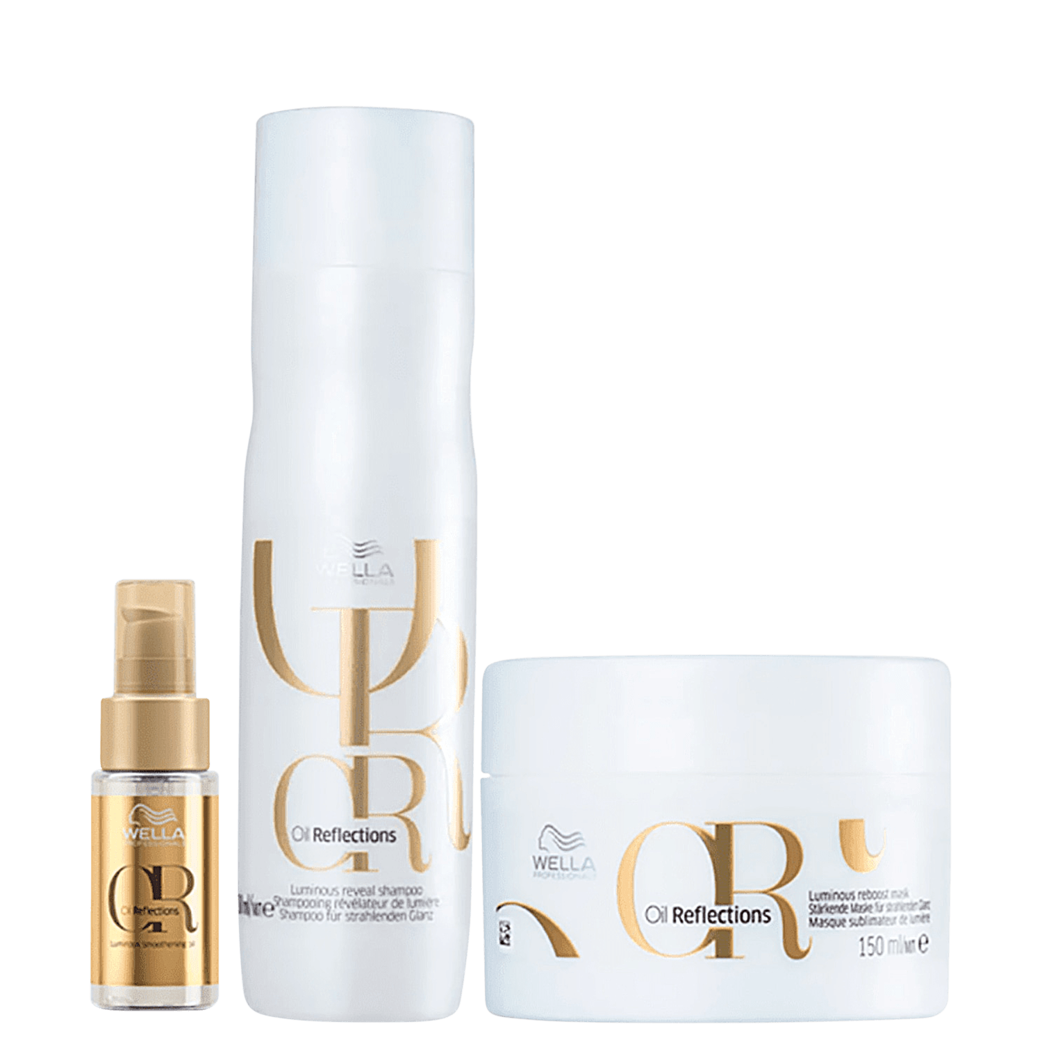 Kit Wella Professionals Oil Reflections Trio Shine Care (3 Produtos)