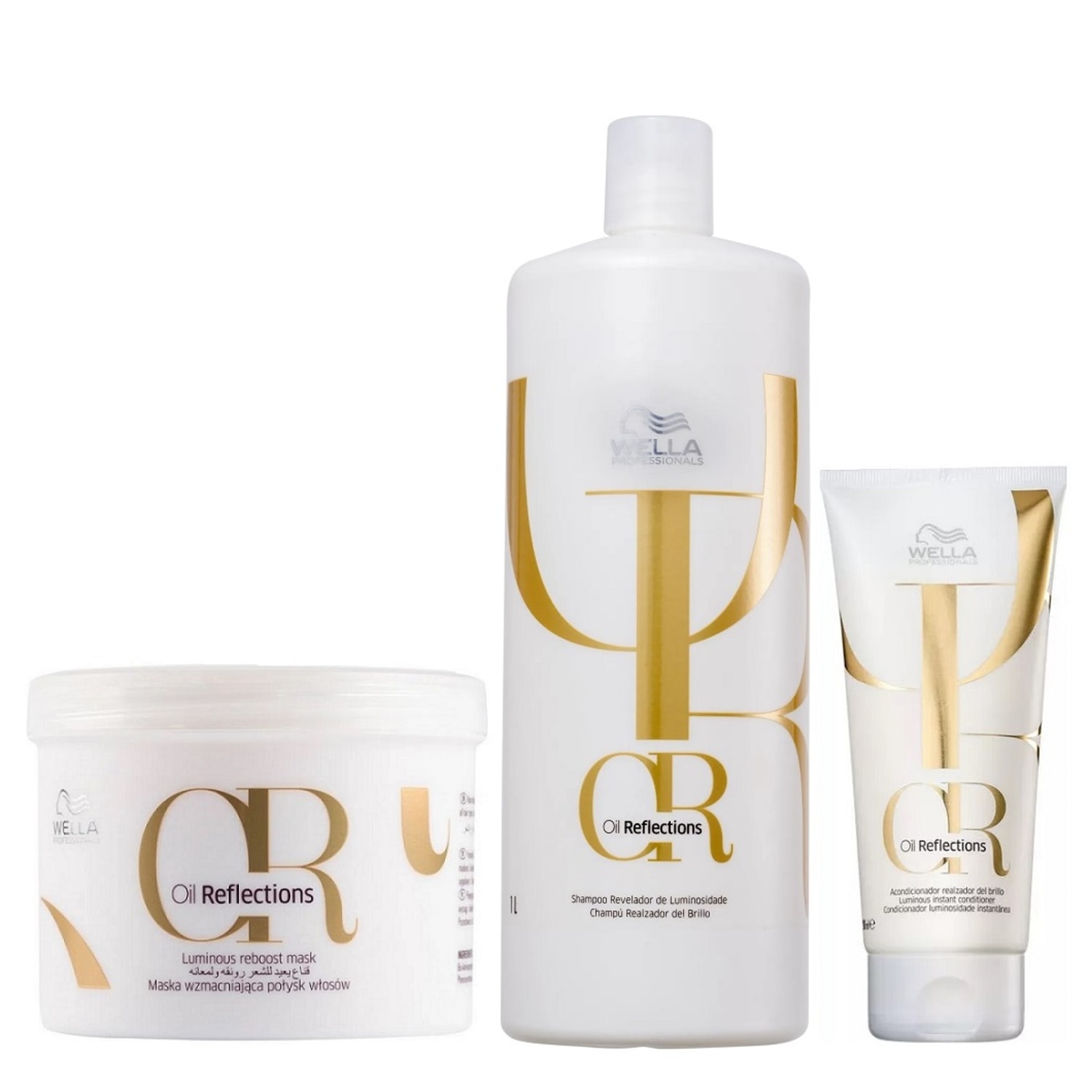Kit Wella Professionals Oil Reflections Luminous Trio Super Treatment (3 Produtos)