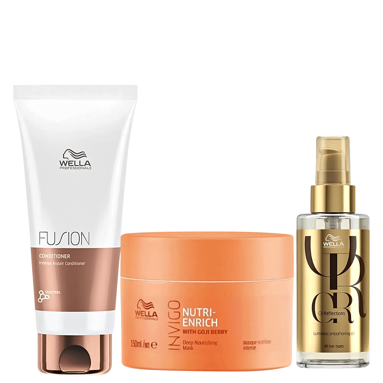 Kit Wella Professionals Nutri-Enrich Fusion Reflections Incredible (3 Produtos)