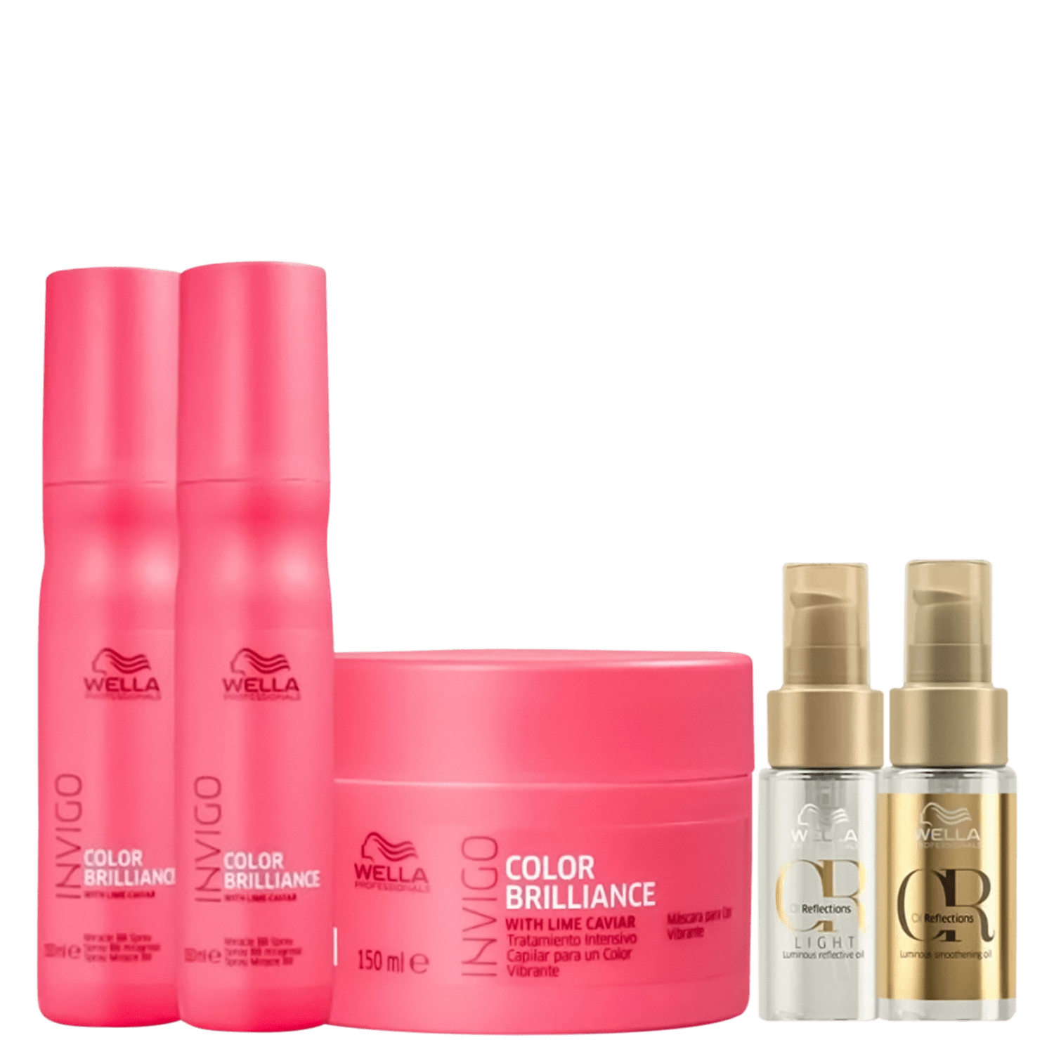 Kit Wella Professionals Invigo Color Brilliance Oil Reflections (5 Produtos)
