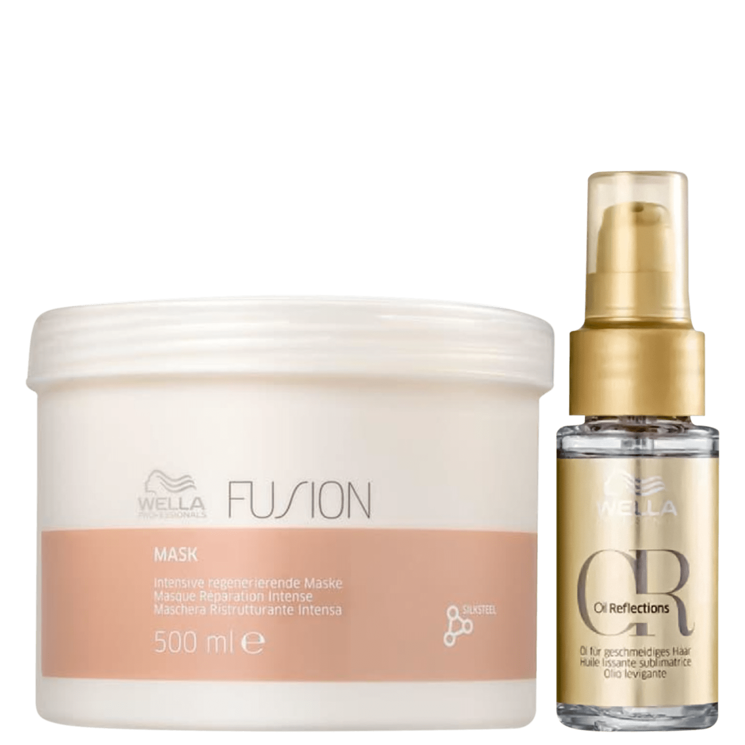 Kit Wella Professionals Fusion Oil Reflections Super Duo (2 Produtos)