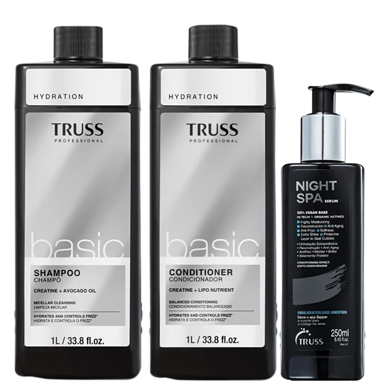 Kit TRUSS Basic + Night SPA (3 Produtos)