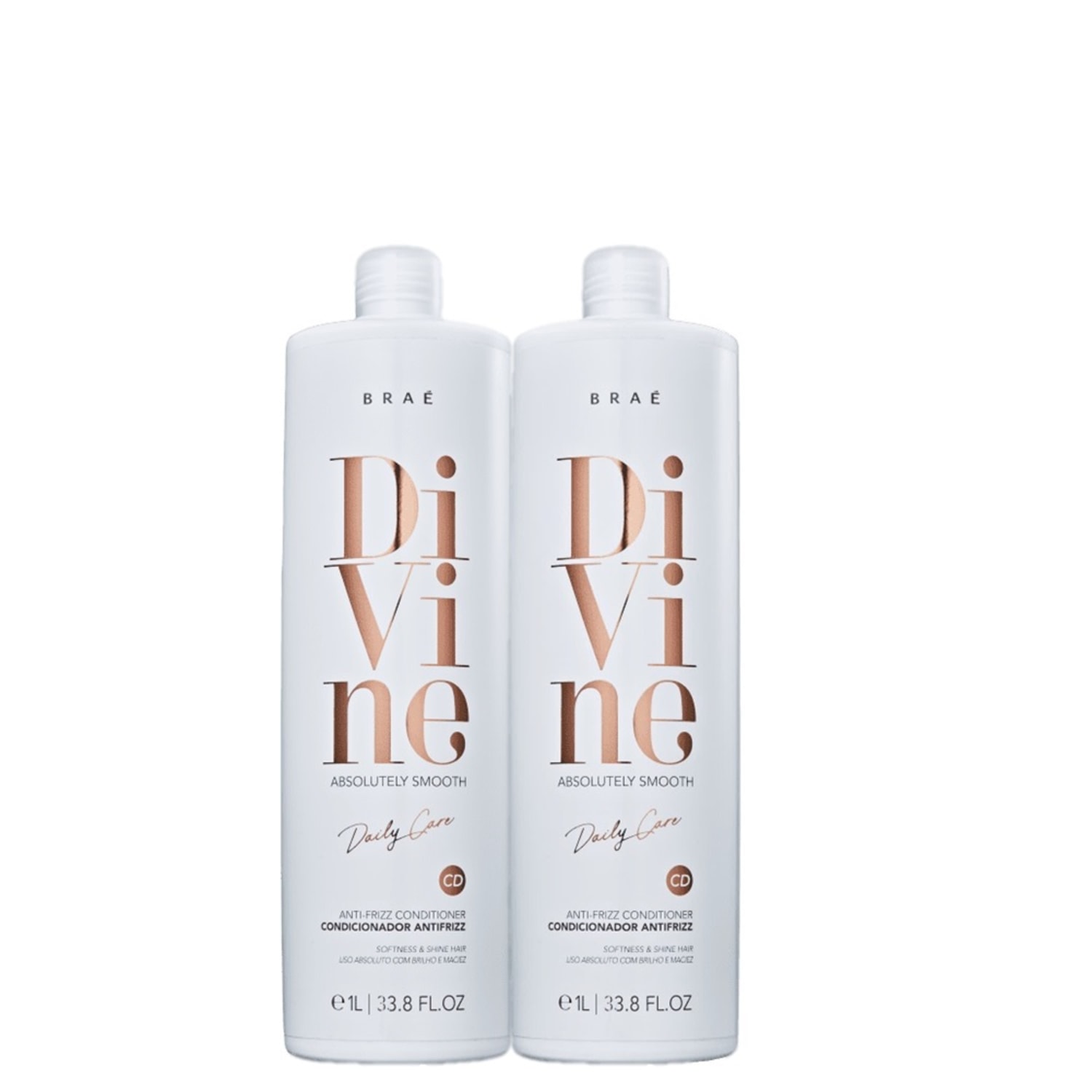 Kit BRAÉ Divine - Condicionador Antifrizz 2x1L