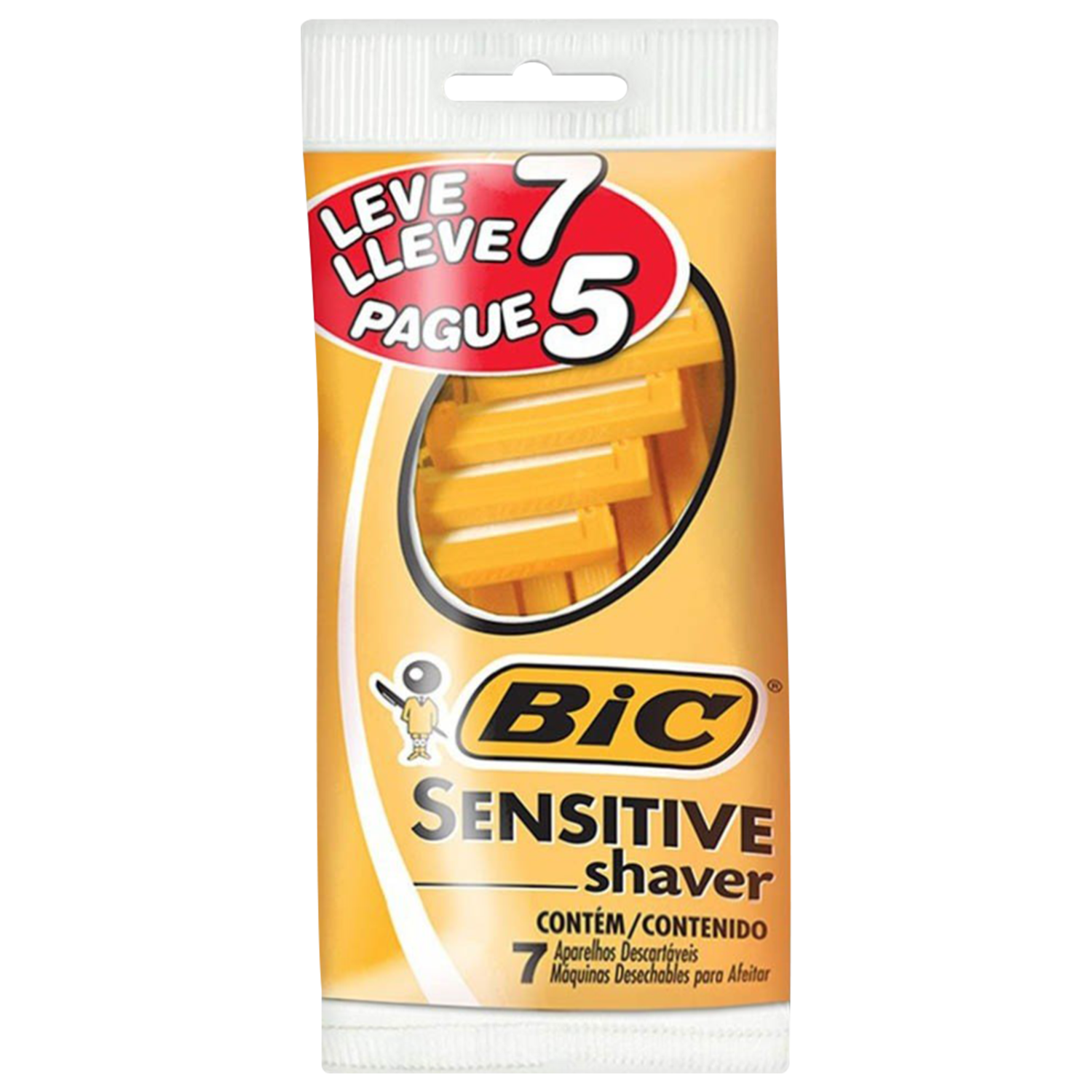 BIC Sensitive Shaver - Aparelho de Barbear (7 Unidades)
