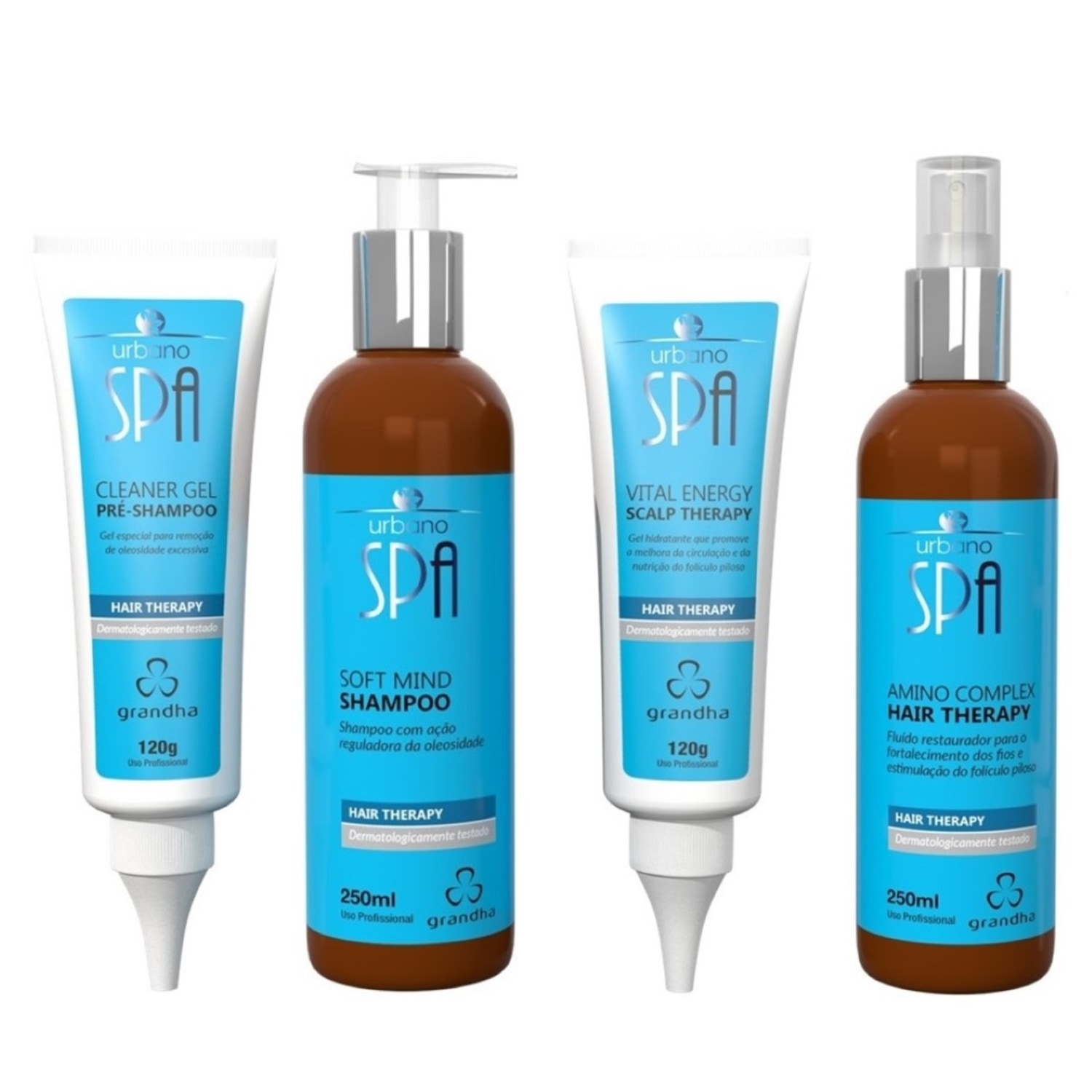 Kit Grandha Urbano Spa Blue Squad (4 Produtos)