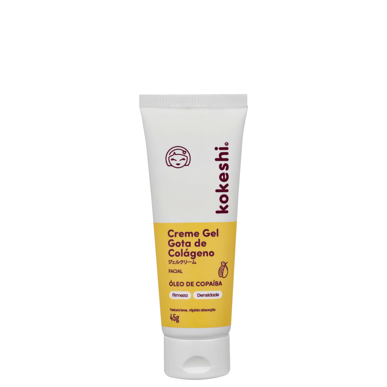 Creme Gel Regenerador Facial Gota de Colágeno Kokeshi 45g