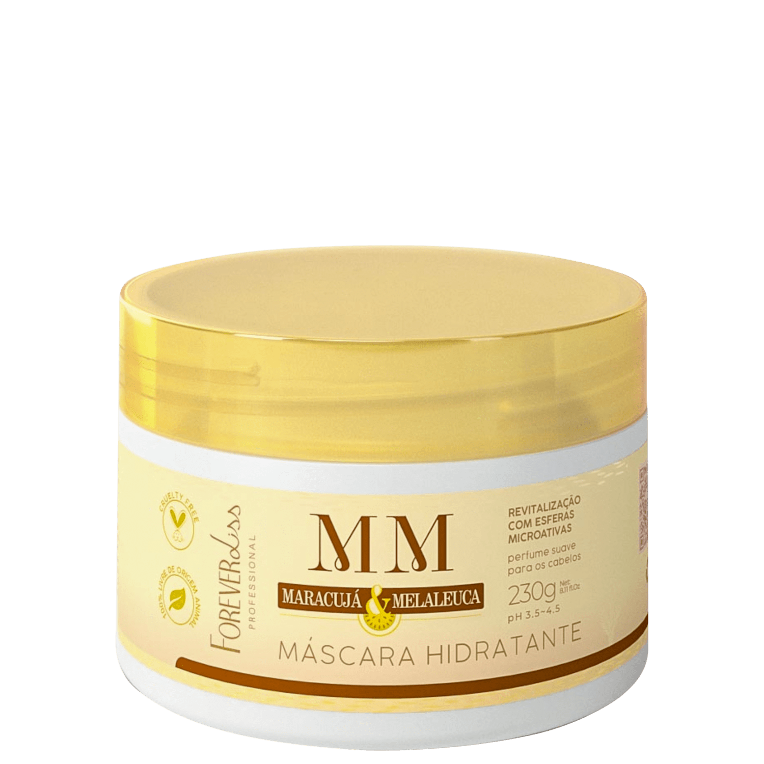 Forever Liss Professional Maracujá & Melaleuca - Máscara Capilar Hidratante 230g