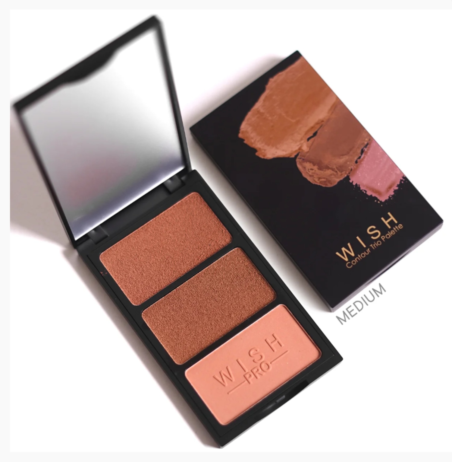 Michelly Palma MakeUp by Indice Tokyo WishPro Contour Trio Palette Medium - Paleta de Contorno 9g