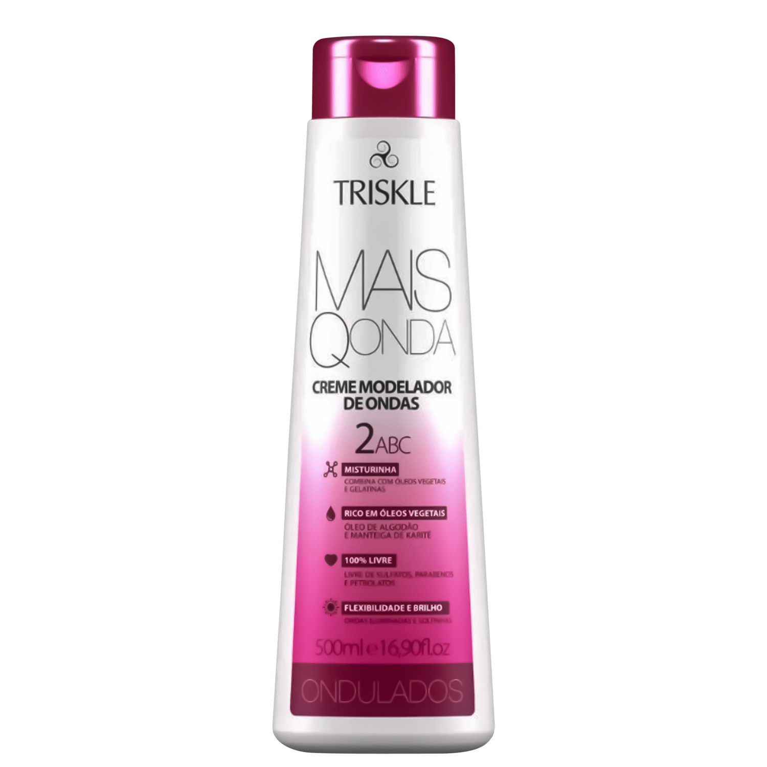 Triskle Mais Q Onda Ondulados - Creme Modelador 500ml