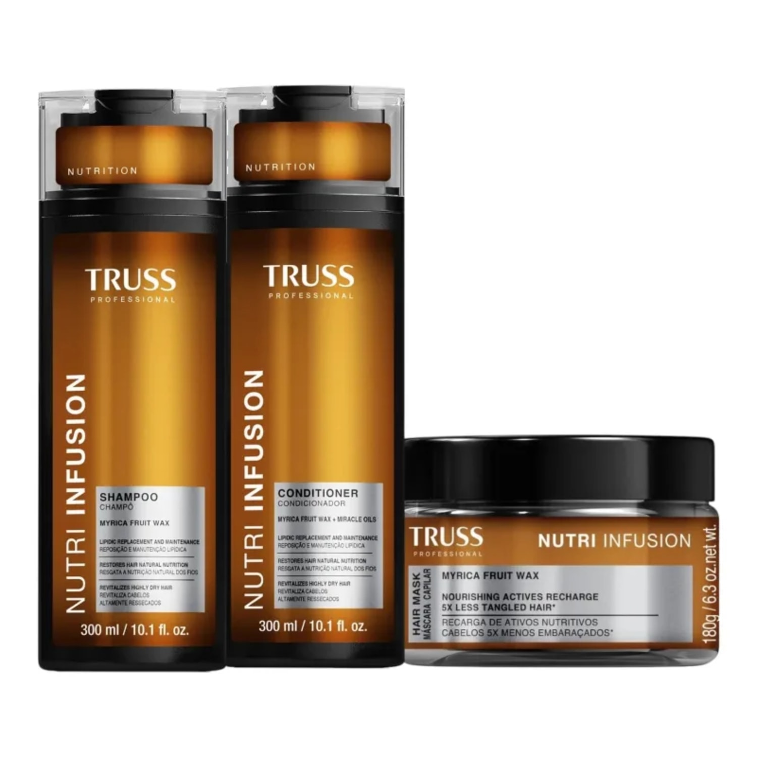 Kit Truss Nutri Infusion - Sh 300ml + Cd 300ml + Másc 180g