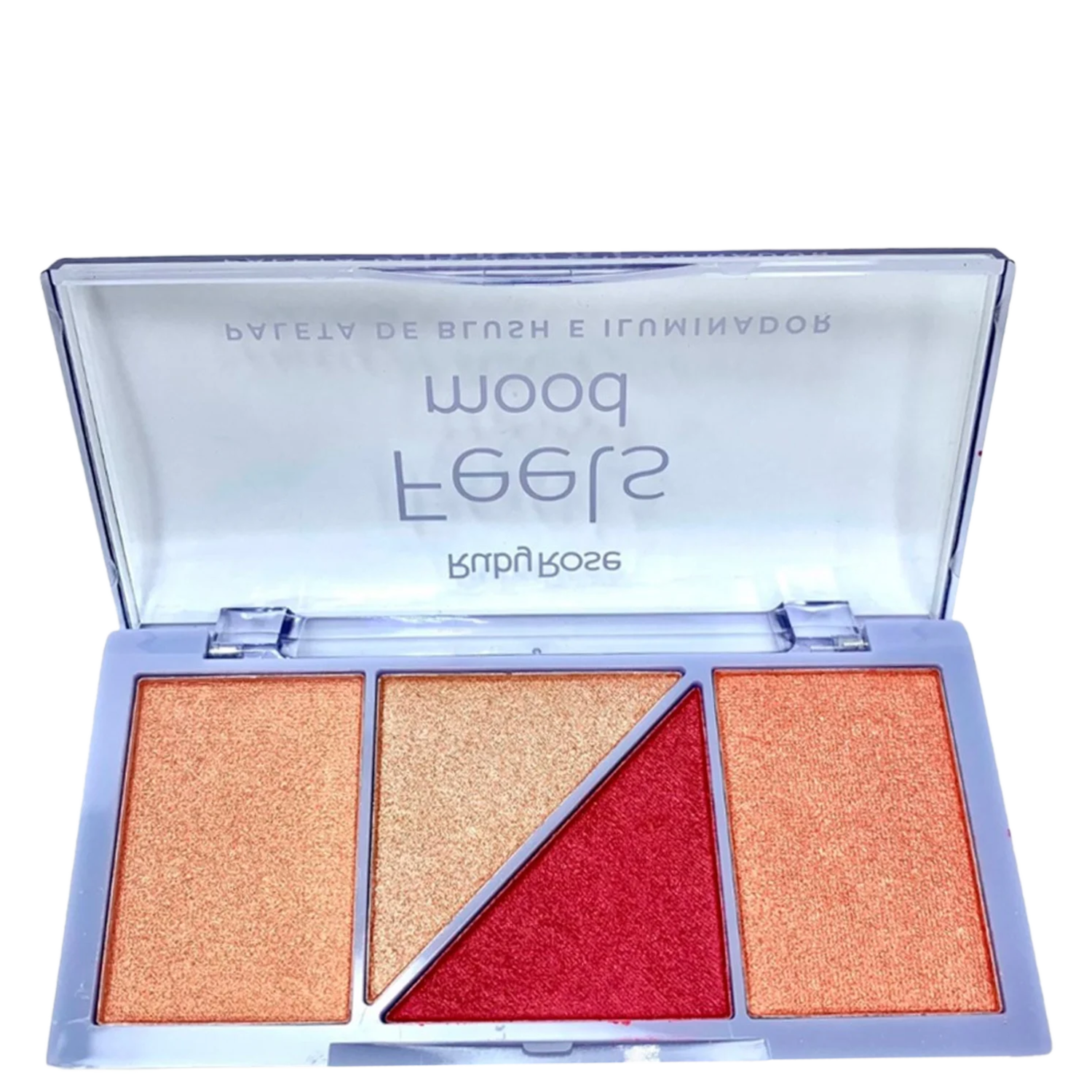 Ruby Rose Feels Mood Rose HB75292 - Paleta de Blush e Iluminador 10.3g