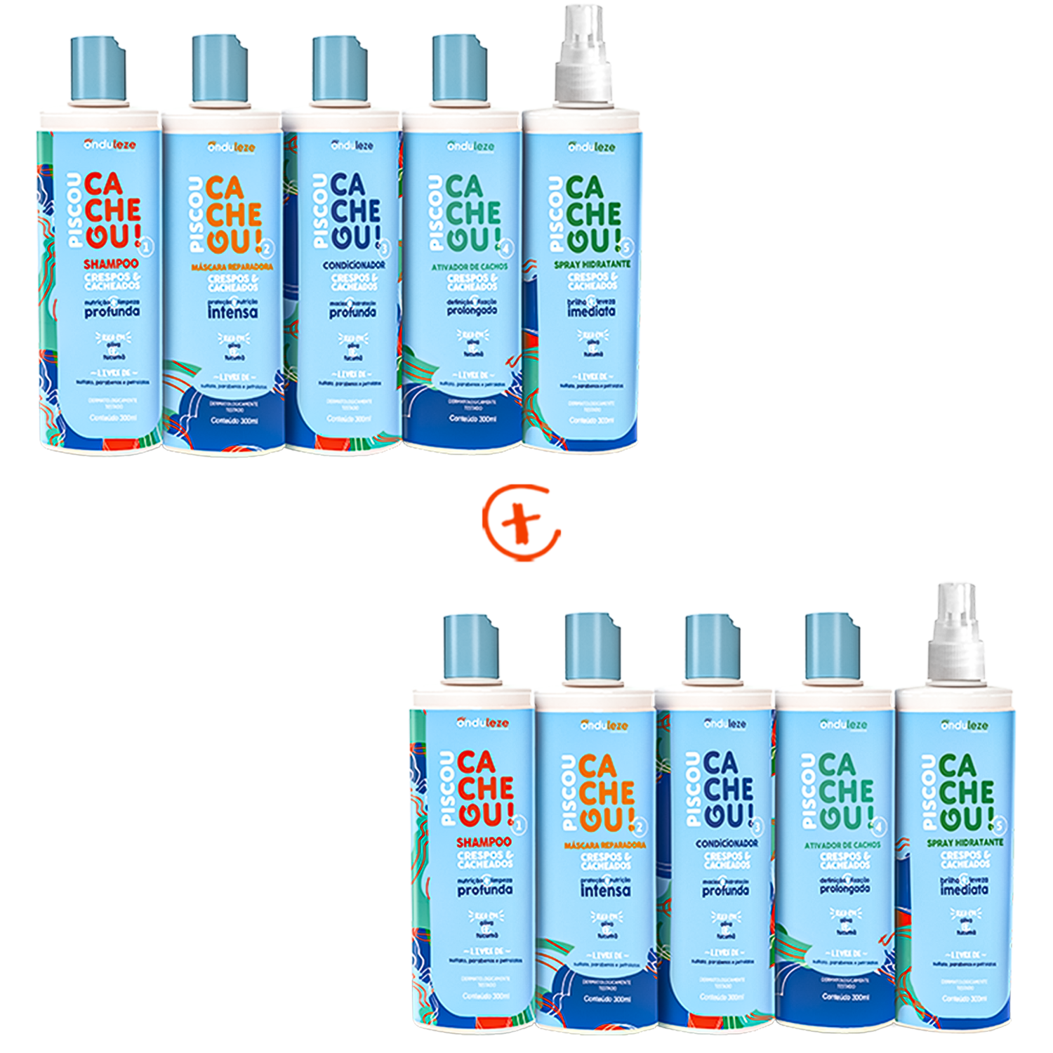 Kits Onduleze Cosméticos Piscou Cacheou! Completo (10 Produtos)