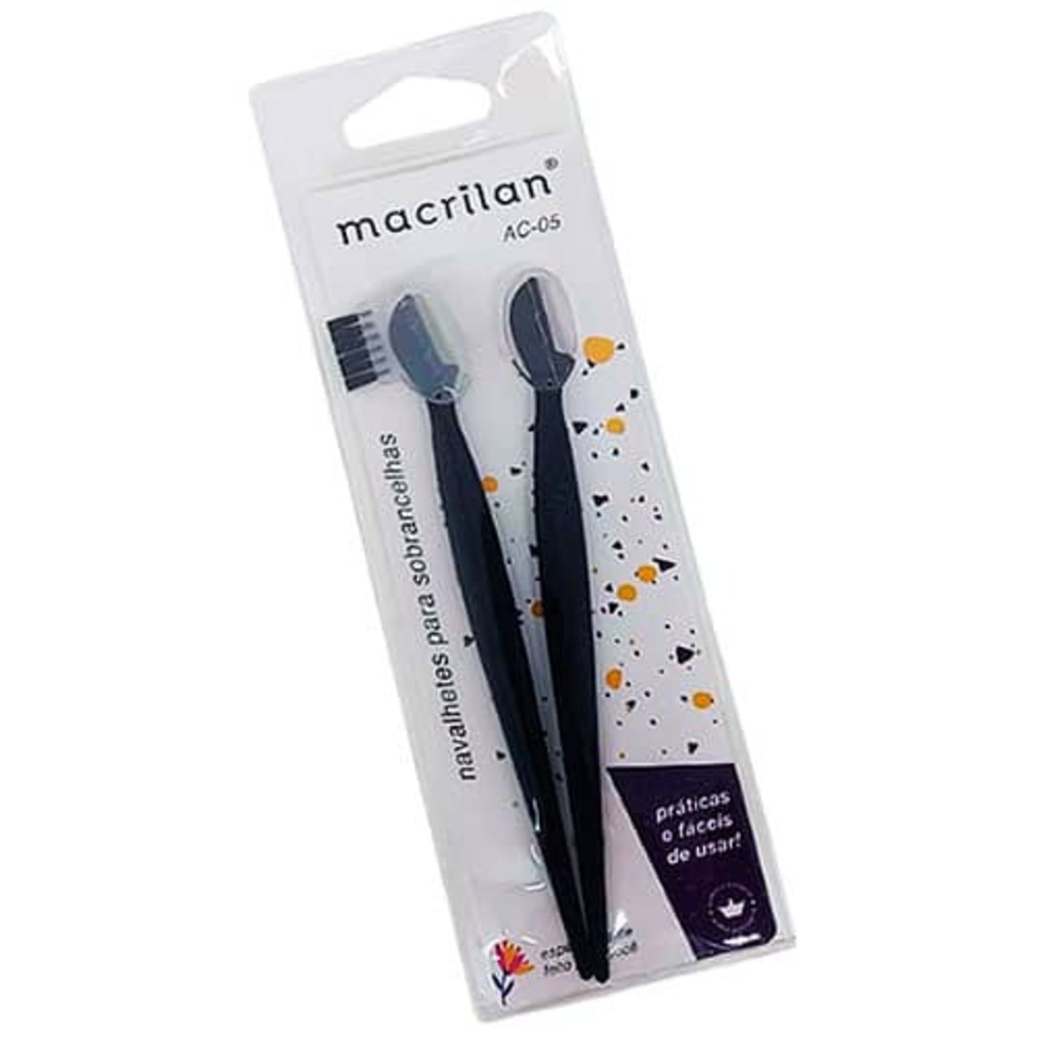 Macrilan AC-05 Unitário - Navalhetes Para Sobrancelhas