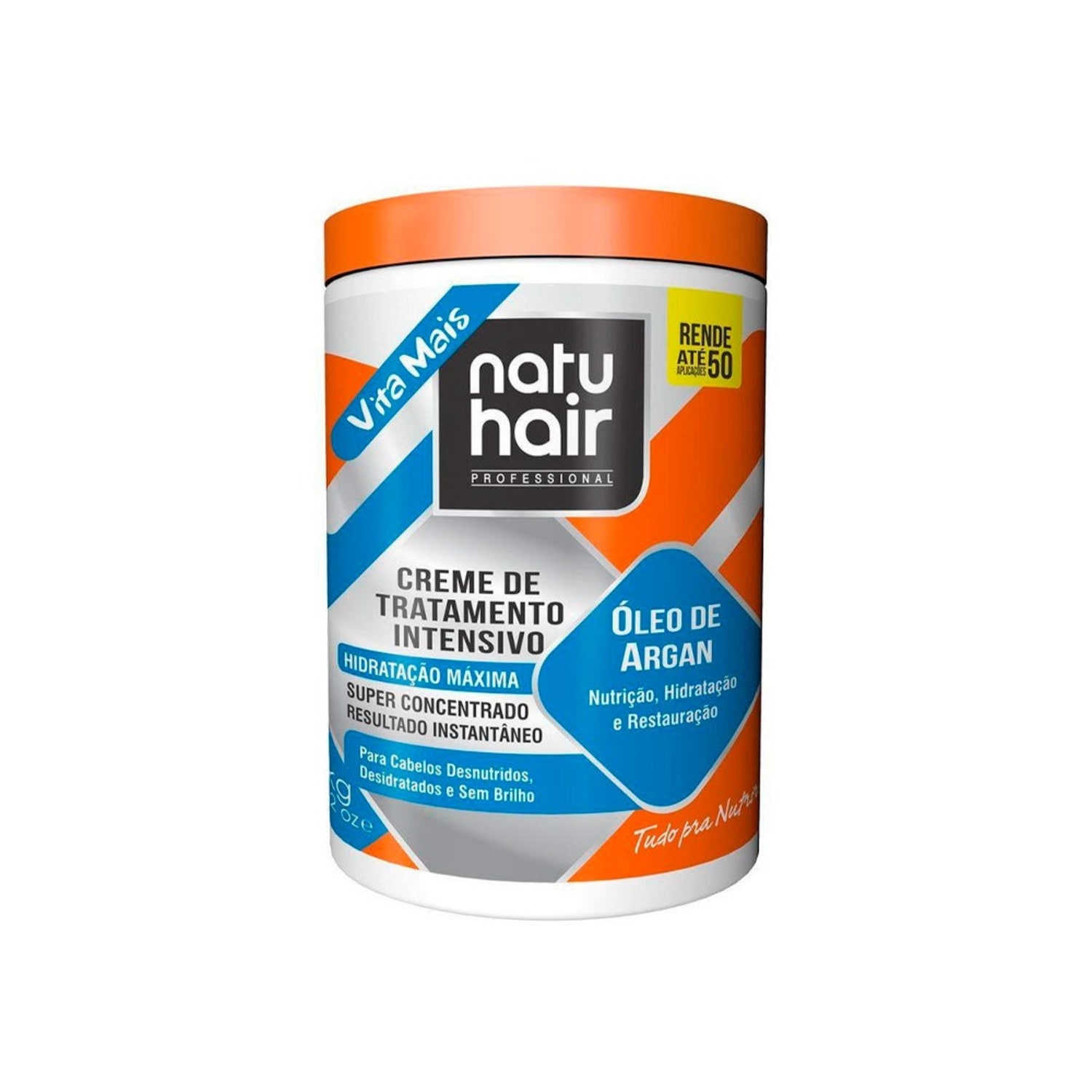 NatuHair Óleo De Argan - Creme de Tratamento Intensivo 1Kg