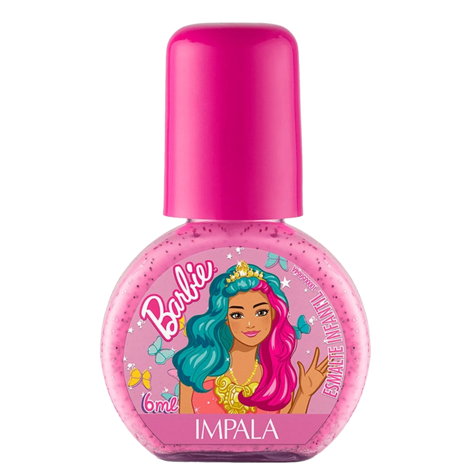 Impala Barbie Glitter Brilho Encantado - Esmalte Infantil 6ml