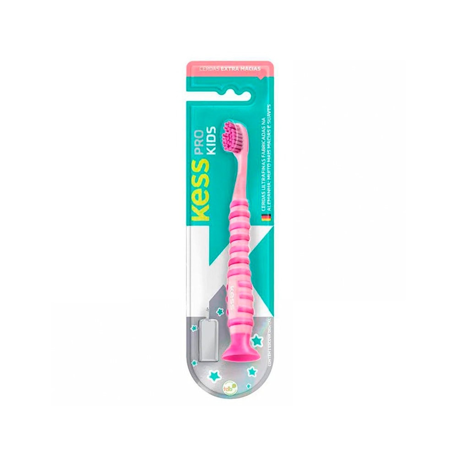 Kess Pro Kids Extra Macia Cores Variadas - Escova de Dente