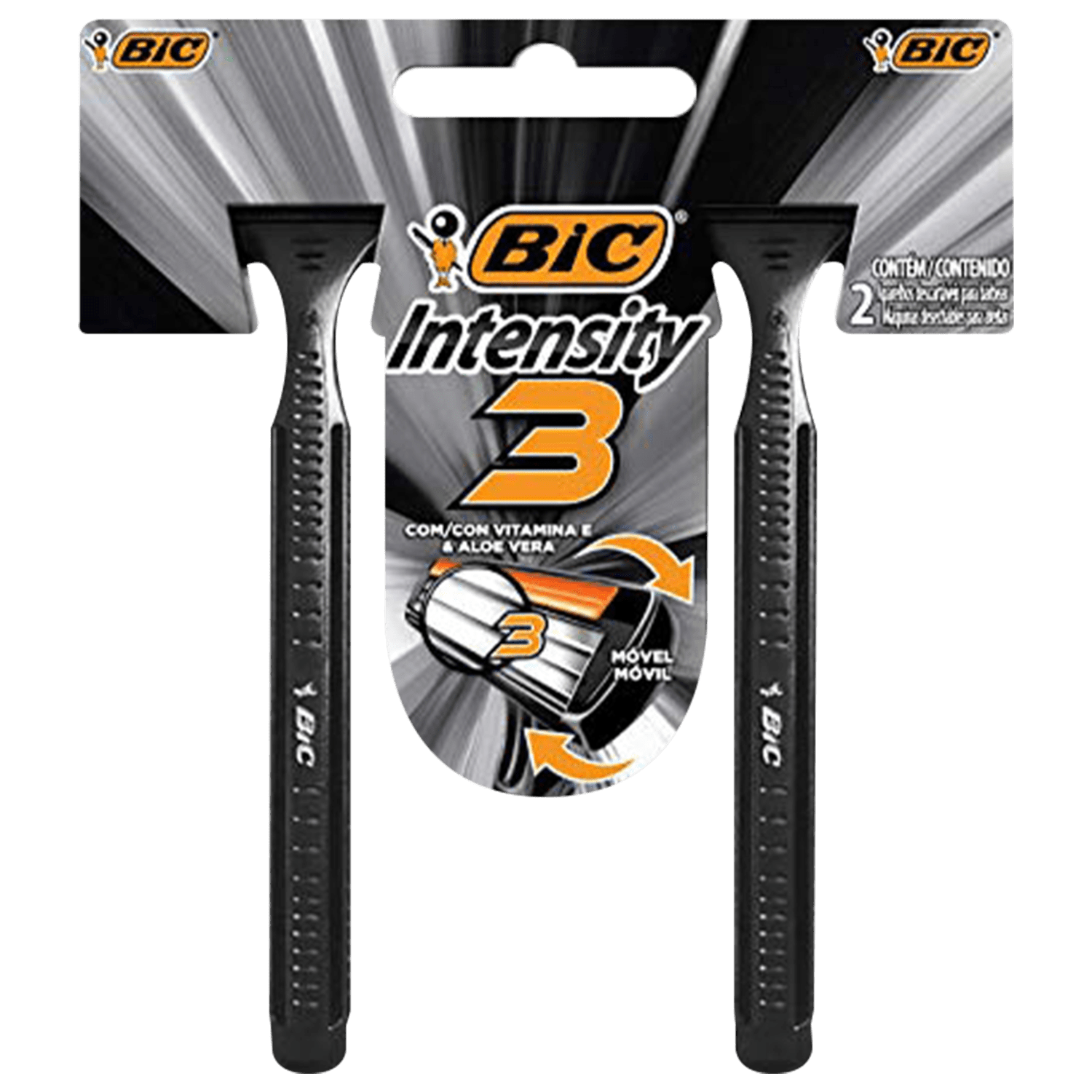 BIC Intensity 3 - Aparelho de Barbear (2 Unidades)