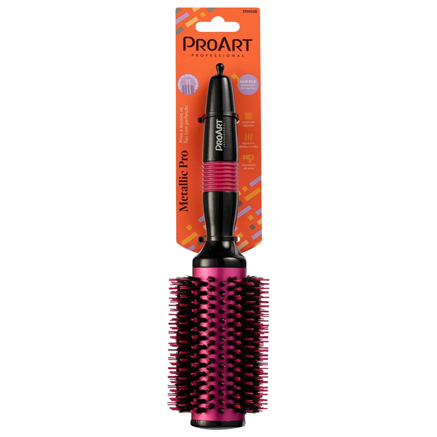 ProArt Metallic Pro Rosa 38mm - Escova de Cabelo