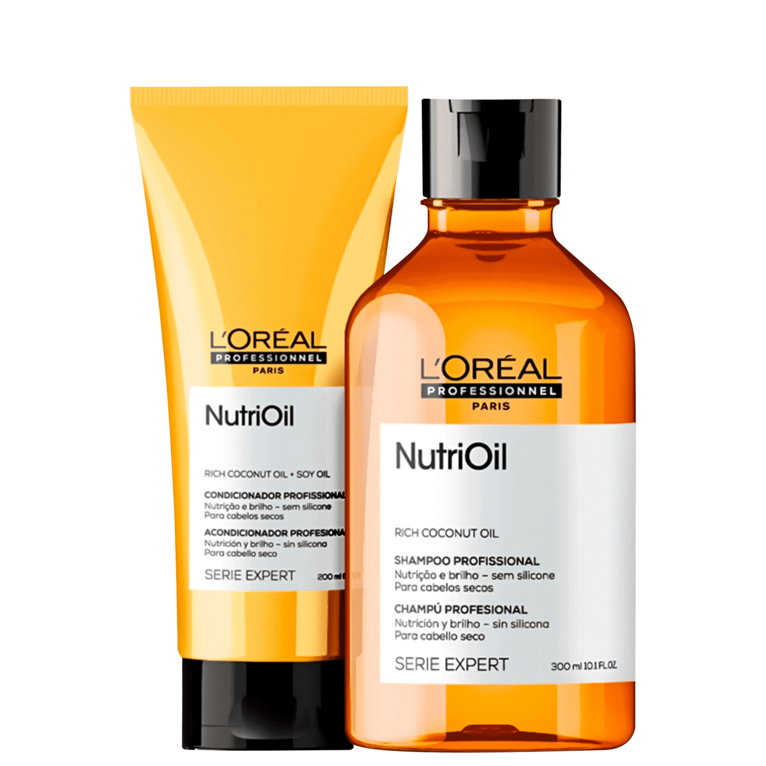 Kit L'Oréal Professionnel Serie Expert NutriOil Cabelos Ressecados (2 Produtos)