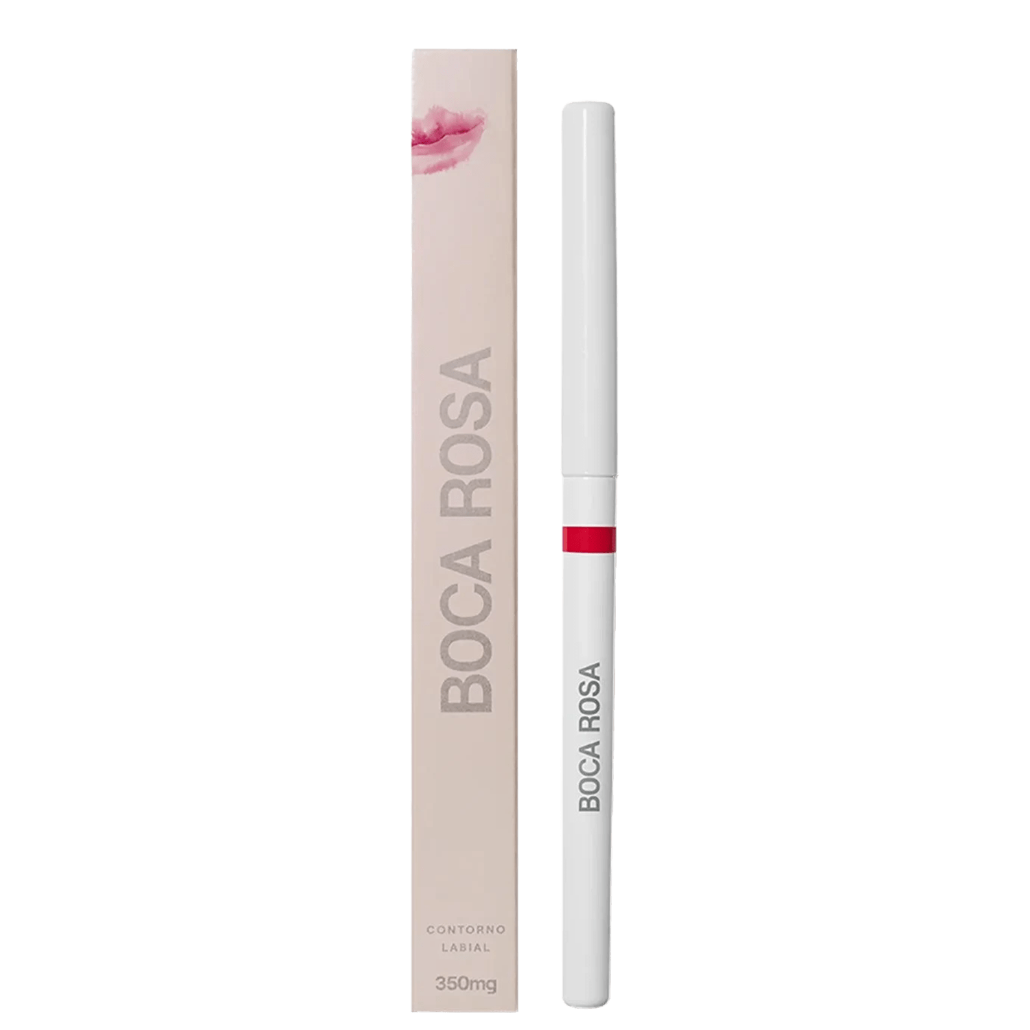 Contorno Labial Vermelho Intenso - Boca Rosa