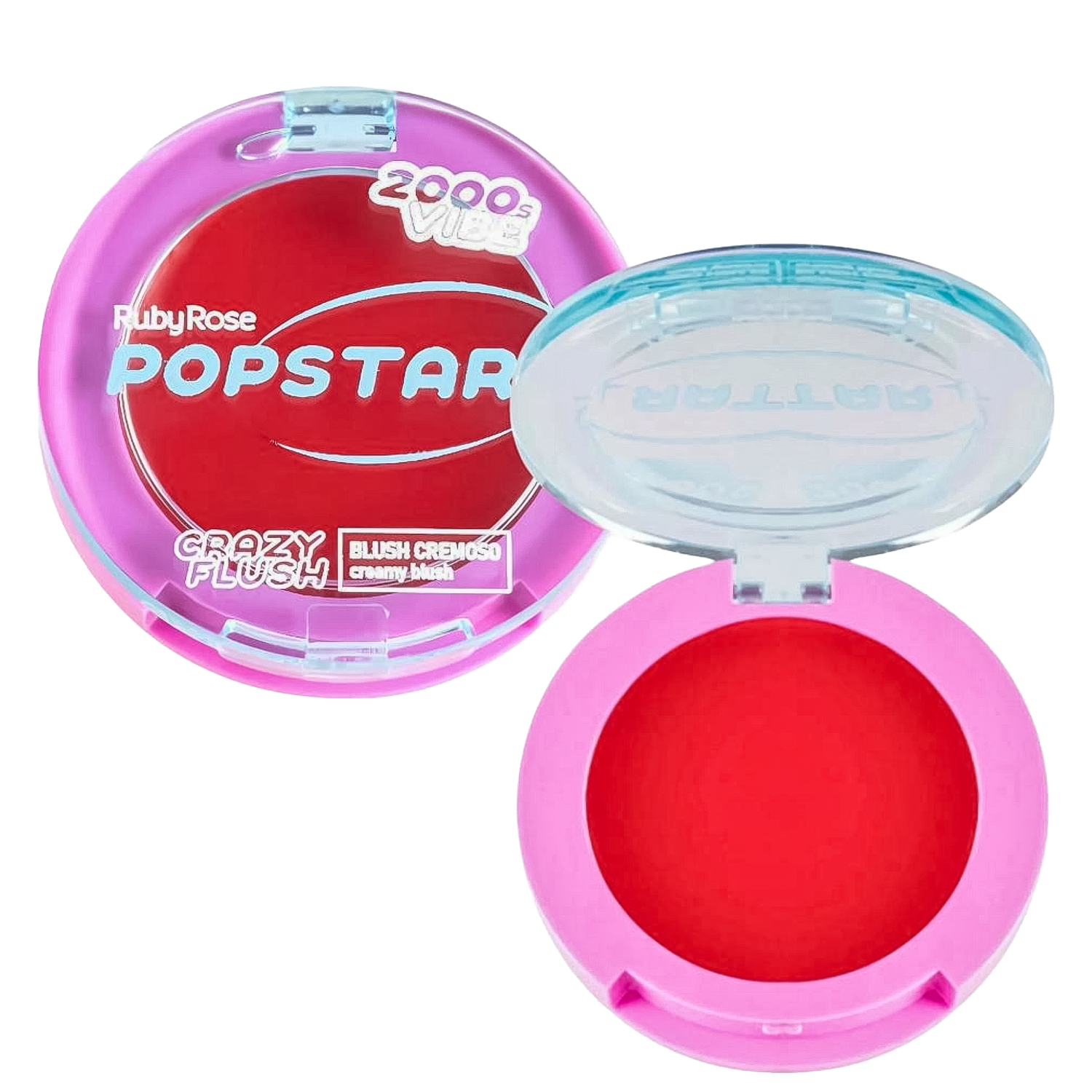 Ruby Rose Popstar Ego - Blush Cremoso 4,3g