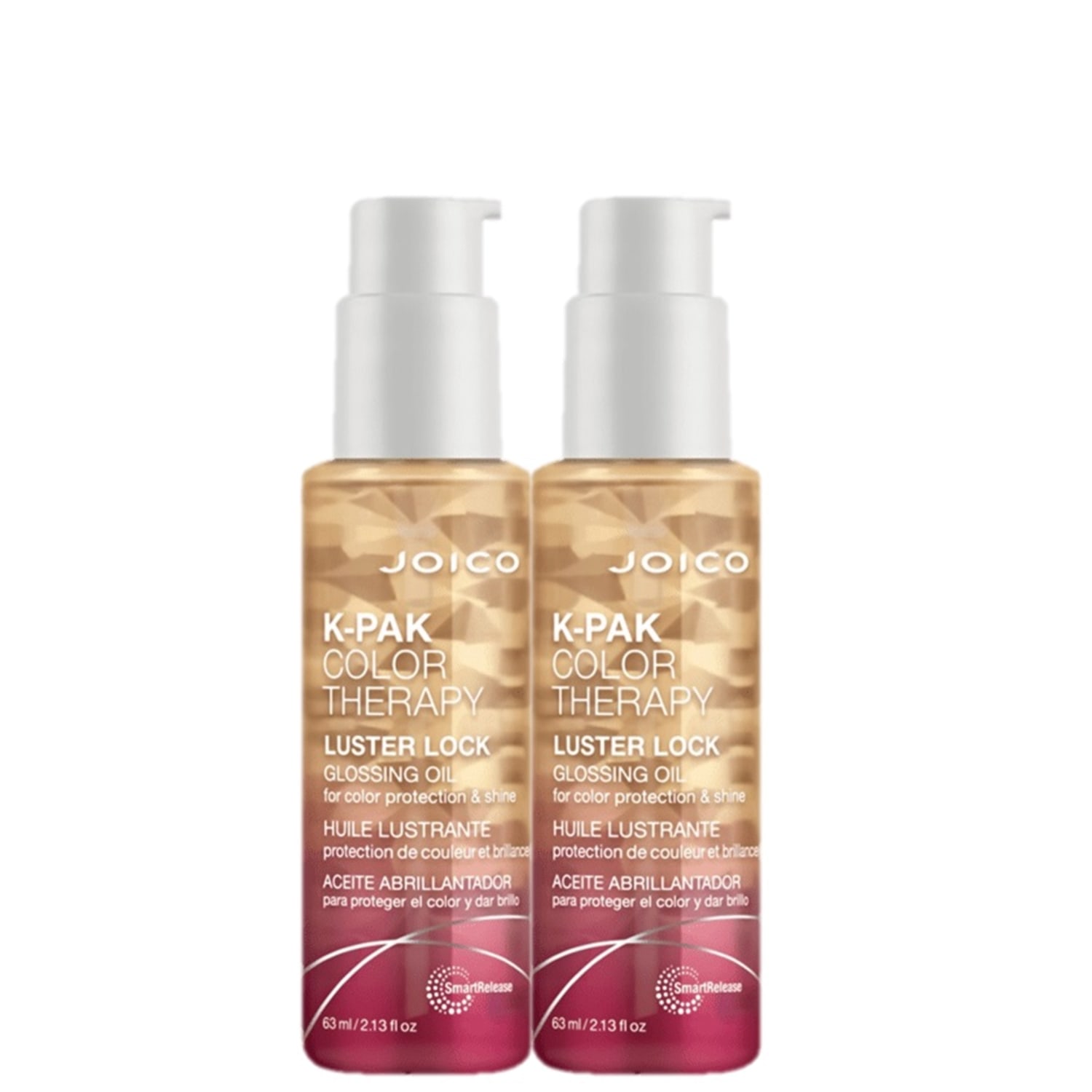 Kit Joico K-PAK Color Therapy Luster Lock Smart Release - Óleo Capilar 2x63ml