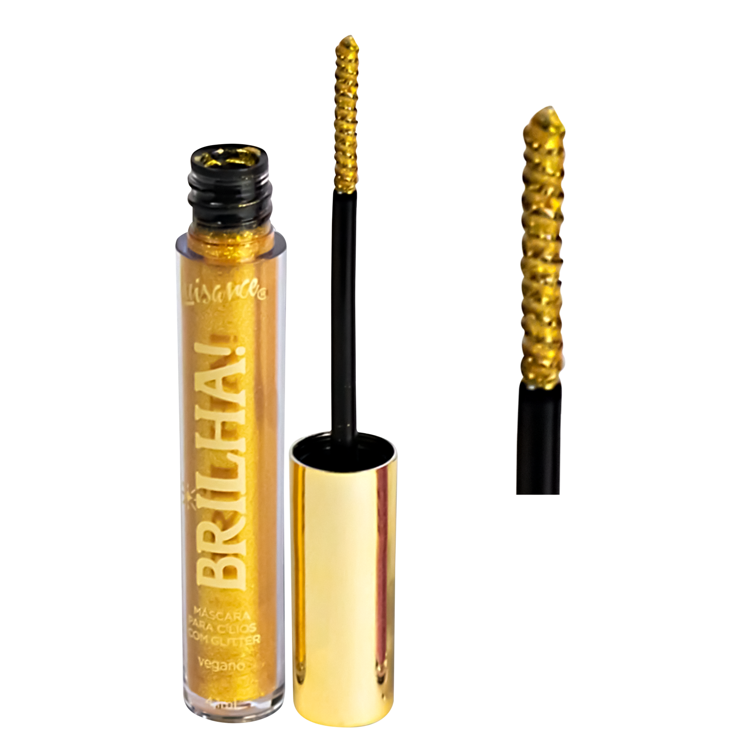 Máscara Para Cílios Com Glitter Luisance Brilha! Olhar Fatal L1119