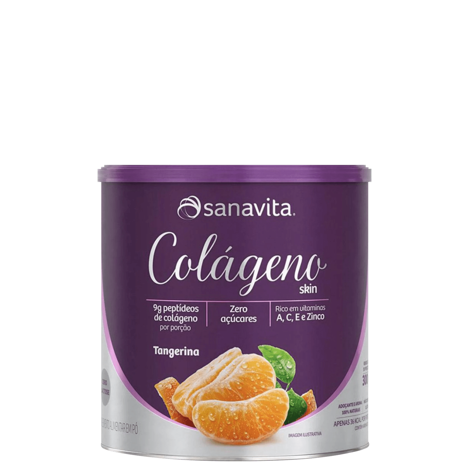 Sanavita Skin Tangerina - Colágeno em Pó 300g