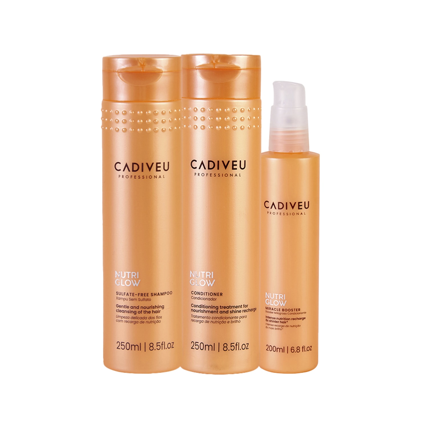 Kit Cadiveu Professional Nutri Glow Booster (3 Produtos)