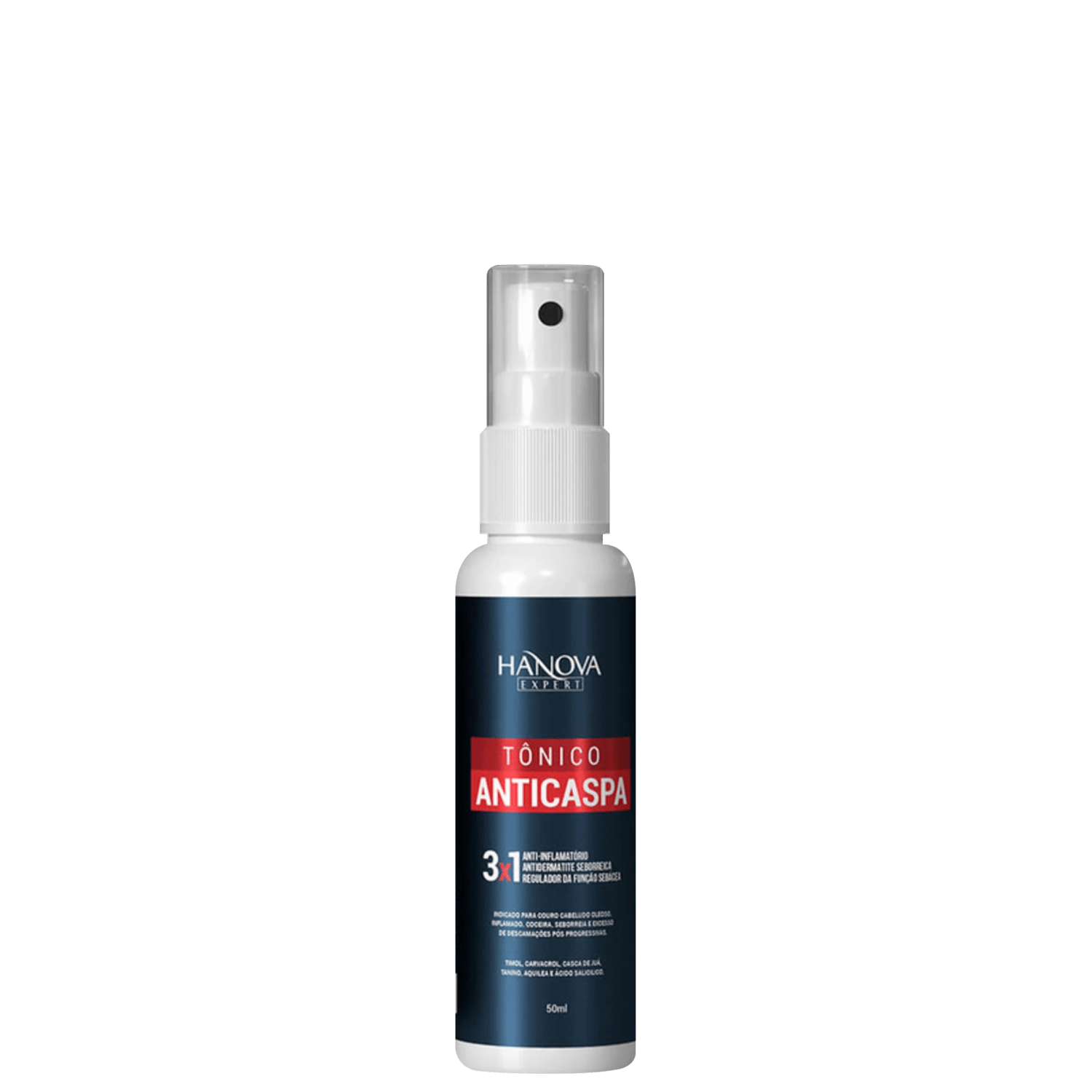 Hanova Expert Anticaspa 3x1 - Tônico Capilar 50ml