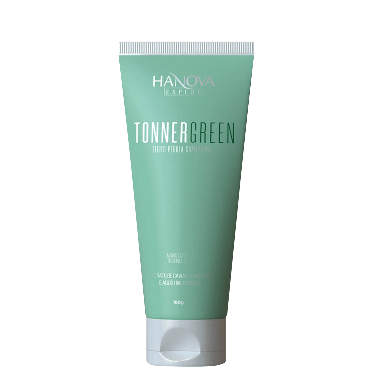 Hanova Expert Tonner Green - Máscara Matizadora Efeito Pérola Champagne 180g