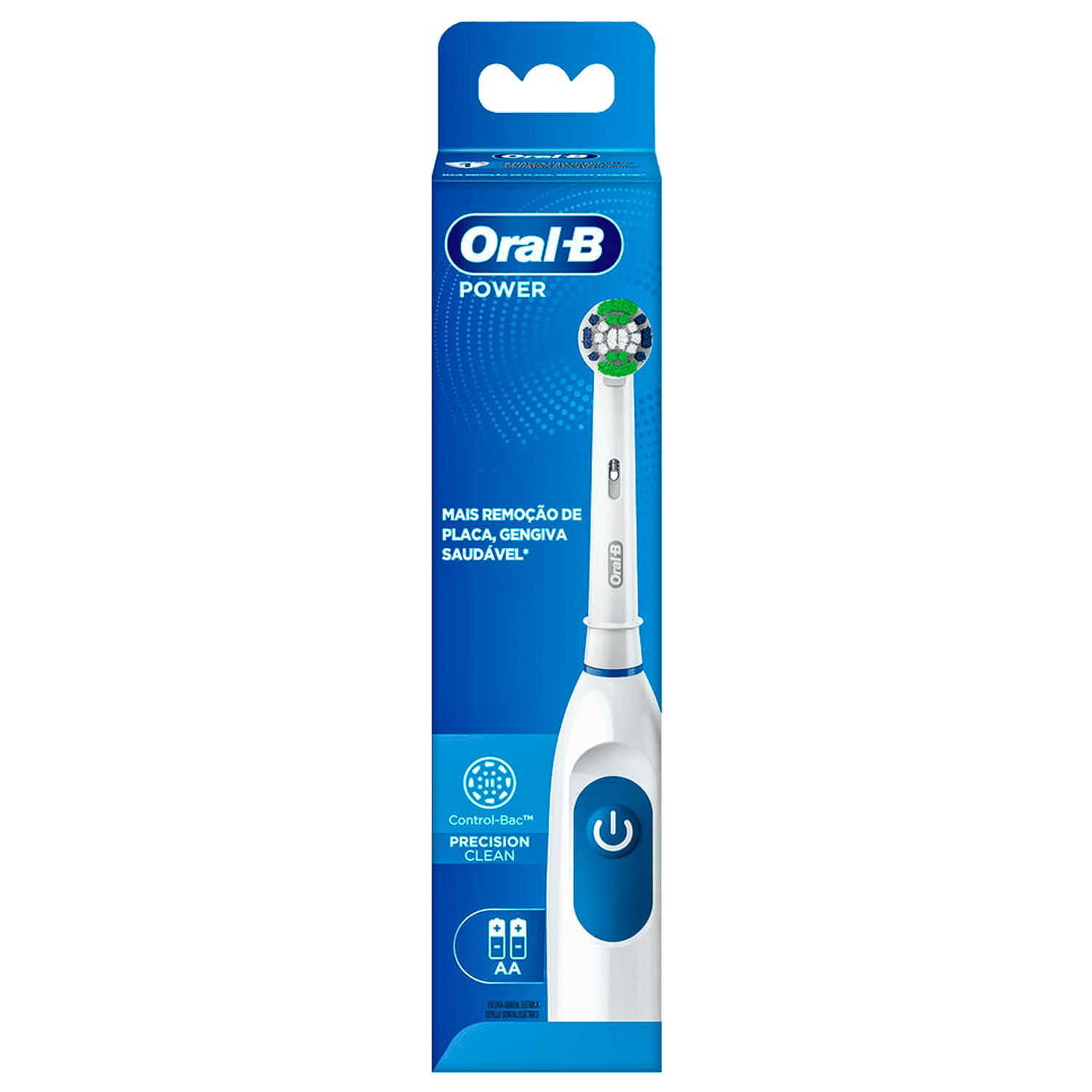 Escova Dental Elétrica Oral-B Pro-Saúde Power + 2 Pilhas