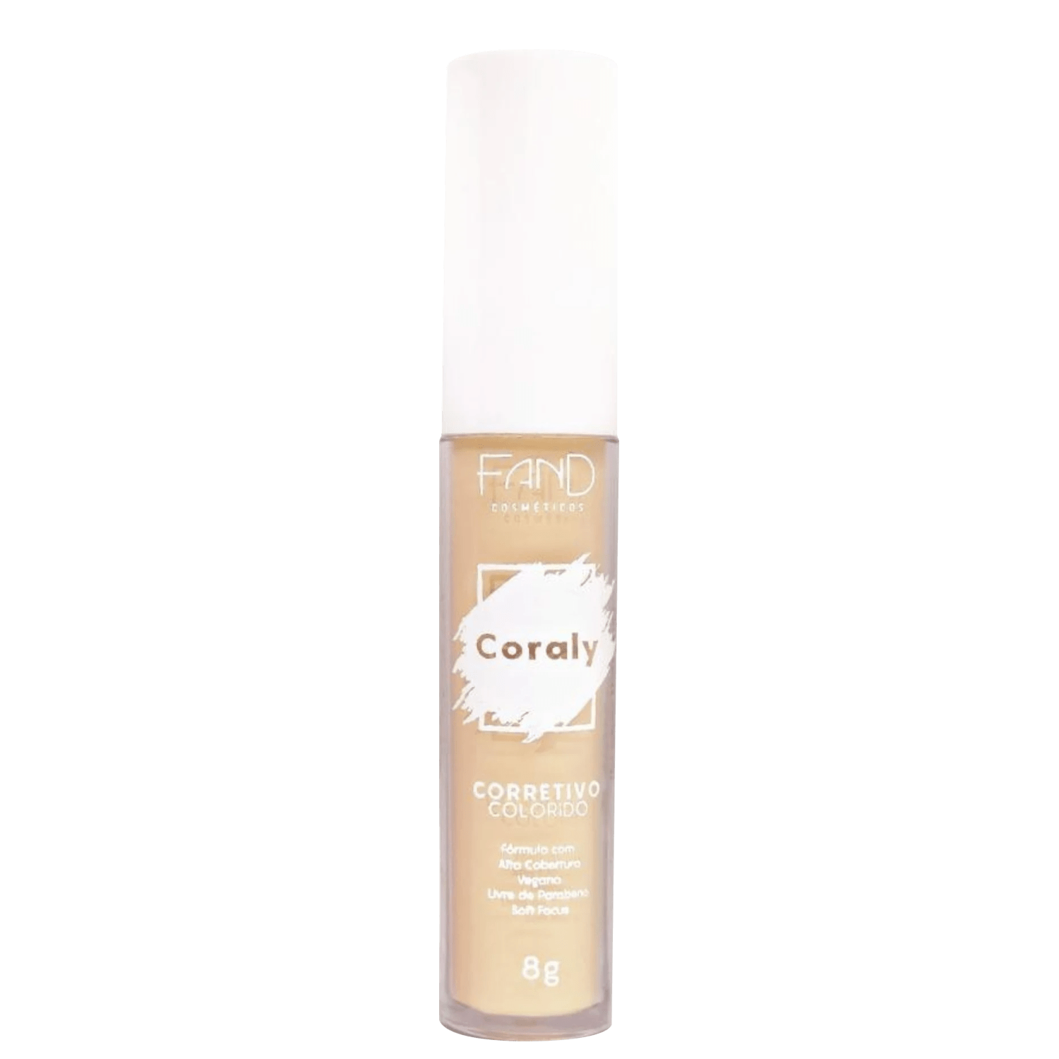 Fand Cosméticos Coraly Amarelo - Corretivo Líquido 8g
