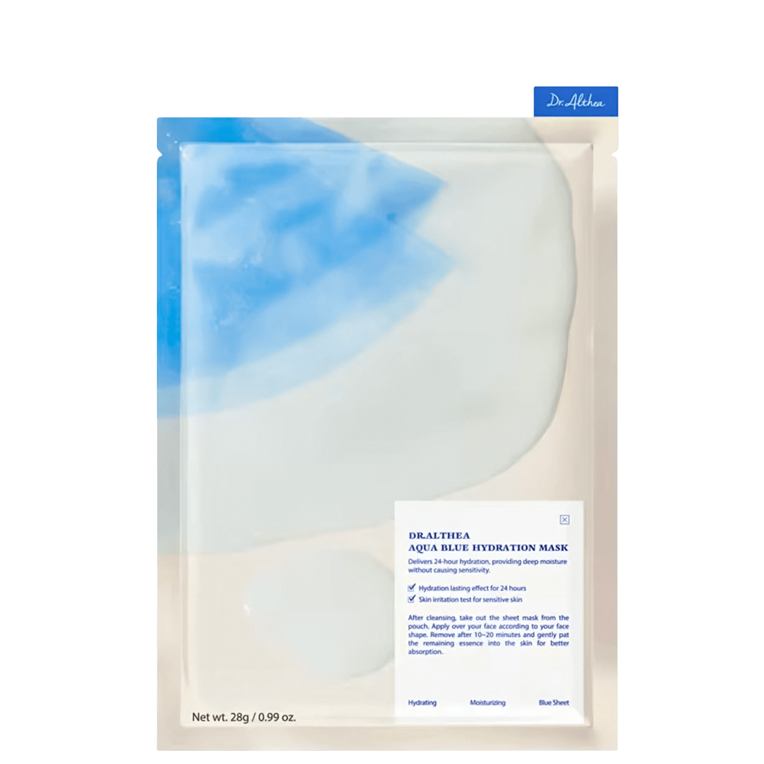 Dr. Althea Aqua Blue Hydration Mask - Máscara Facial 28g