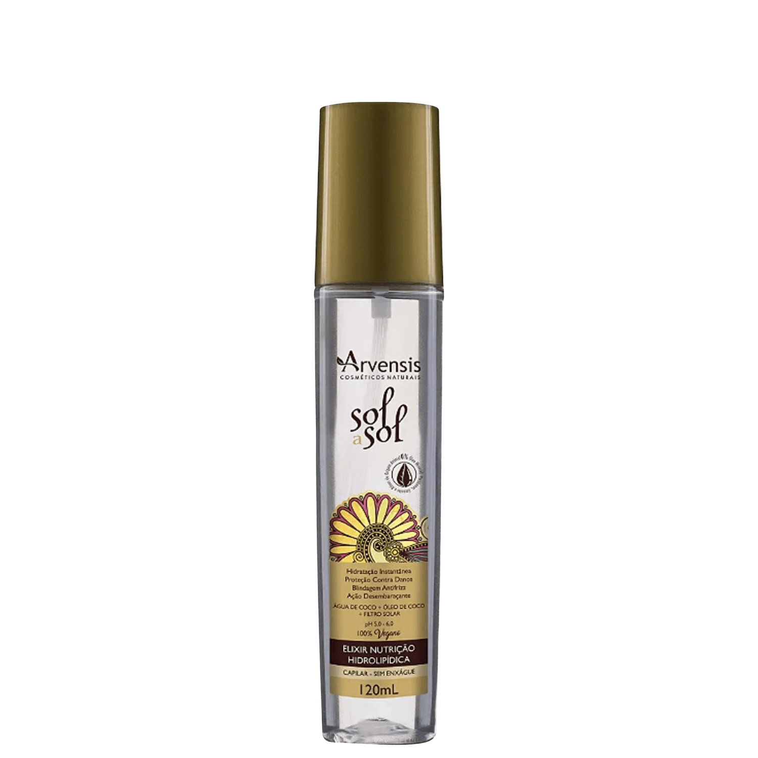 Arvensis Cosméticos Naturais Sol a Sol - Spray Finalizador Capilar 120ml