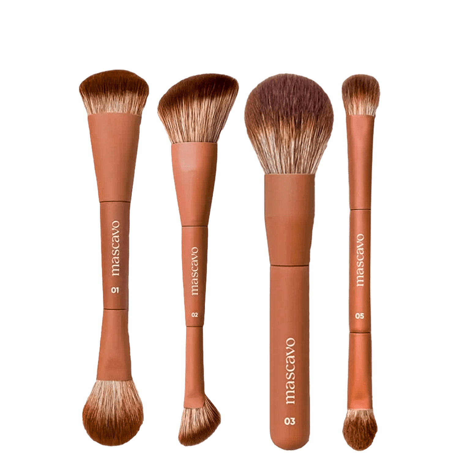 Kit Mascavo Pro Series Pincel de Maquiagem 4 Produtos