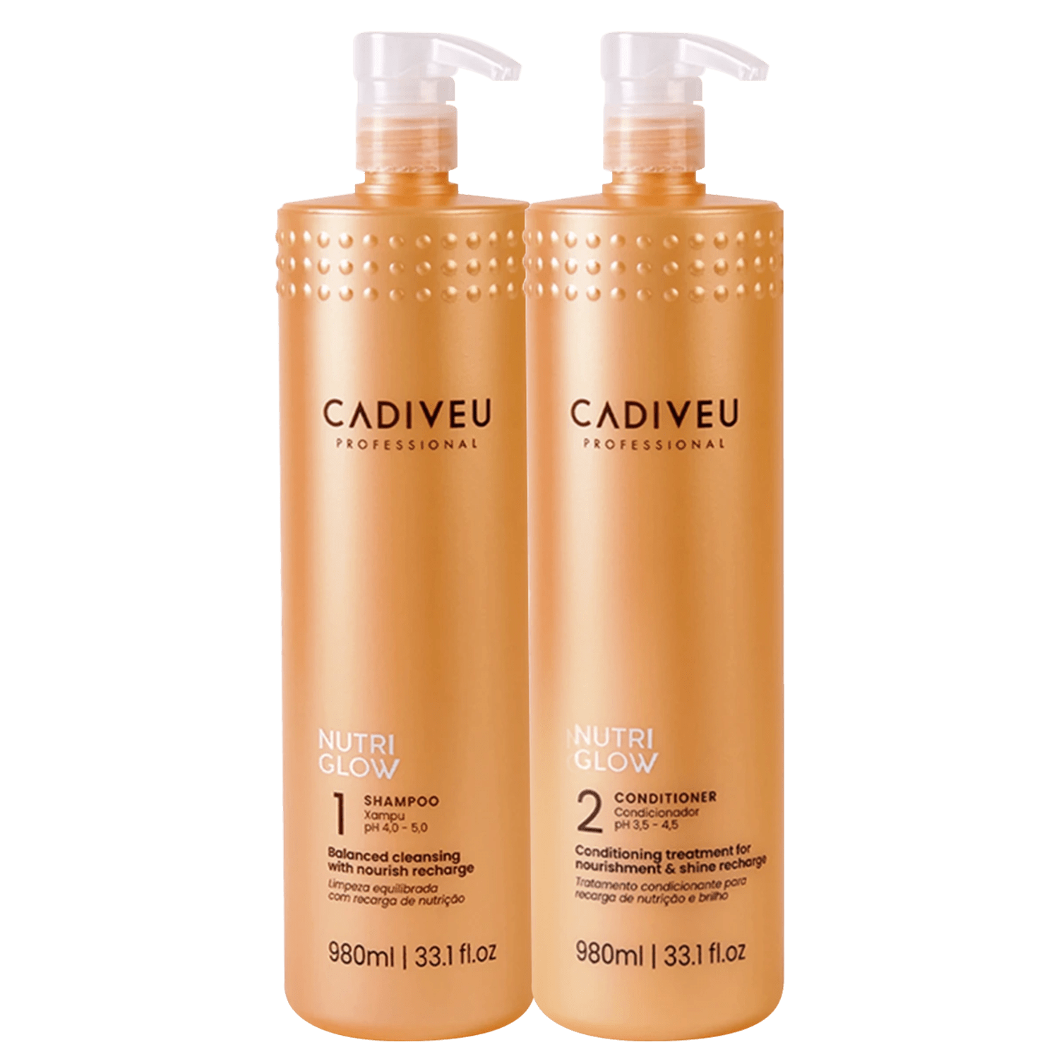 Kit Cadiveu Professional Nutri Glow Salon Básico (2 Produtos)