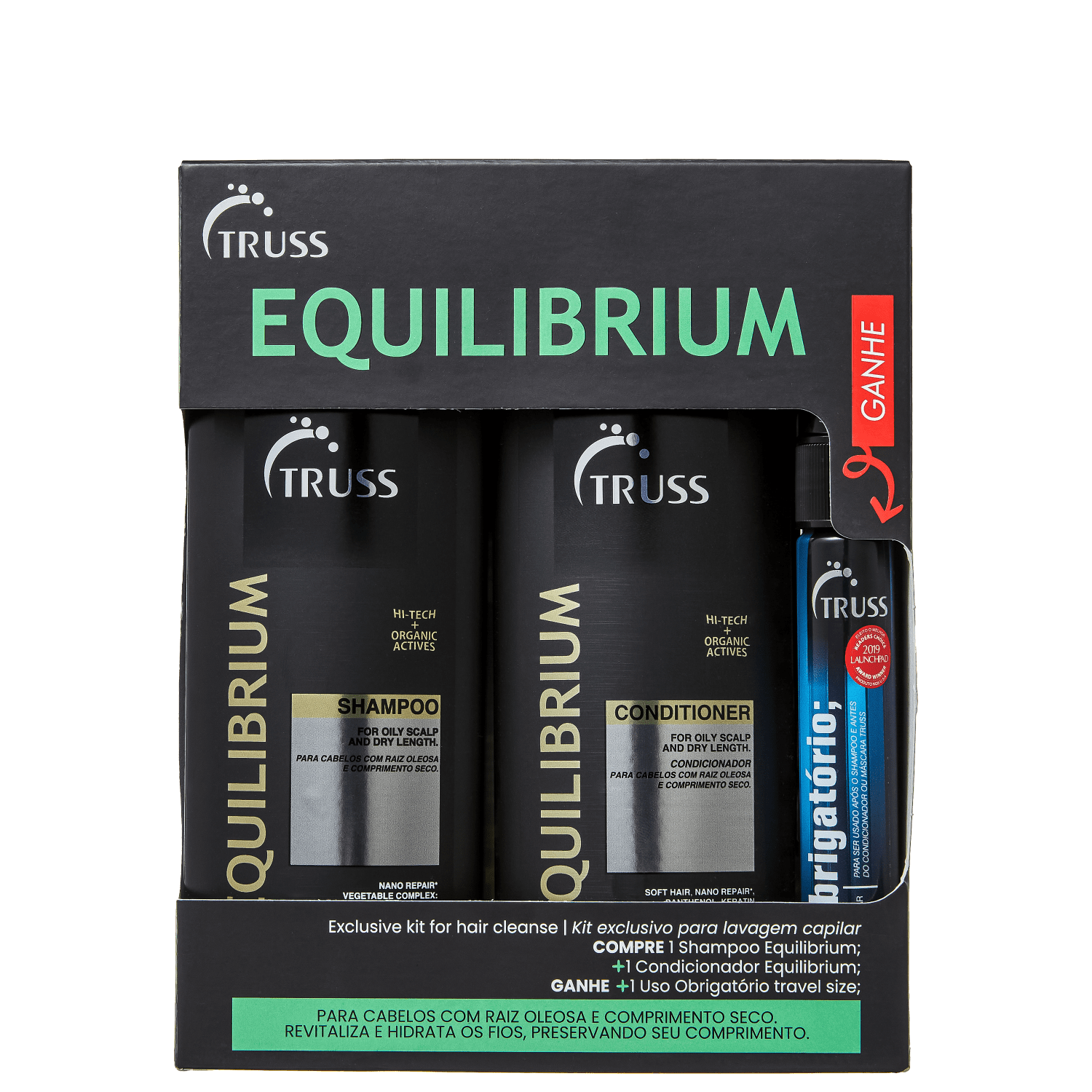 Kit TRUSS Equilibrium Obrigatório Triplo Diário (3 Produtos)