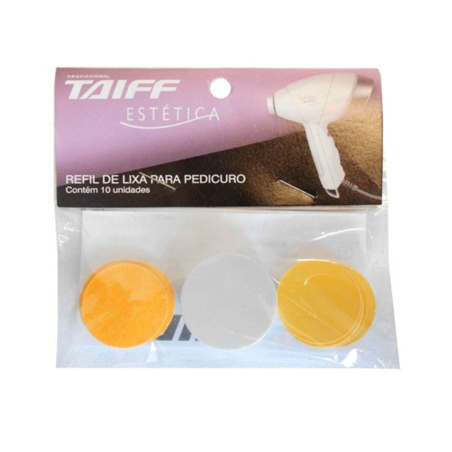 Taiff Soft Feet Refil - Lixas para Pedicuro Elétrico (10 Unidades)
