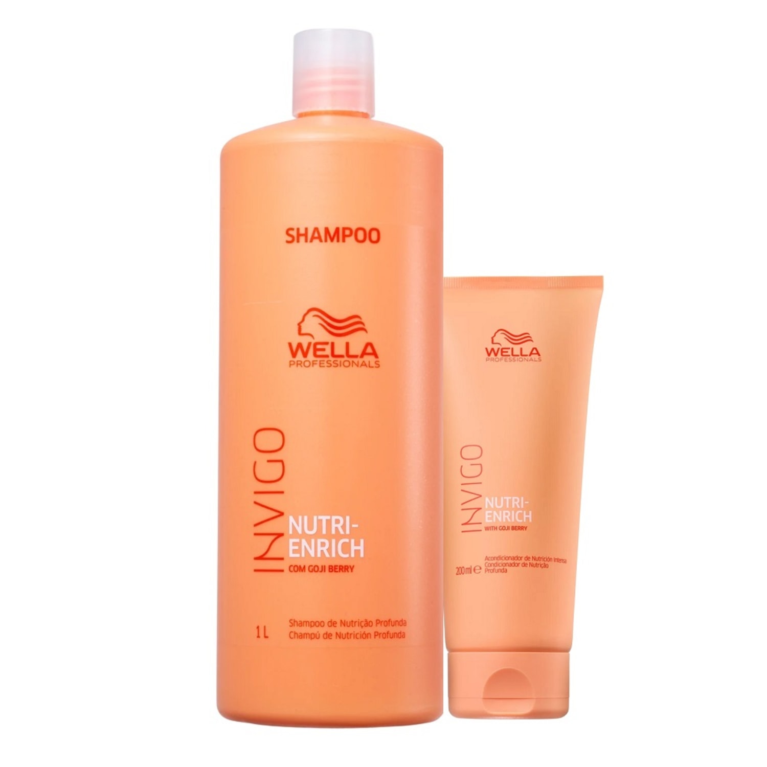 Kit Wella Professionals Invigo Nutri-Enrich - Shampoo 1L + Condicionador 200ml