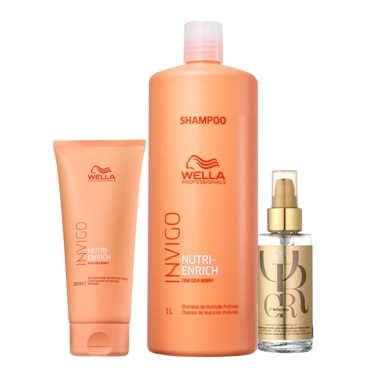 Kit Wella Professionals Invigo Nutri-Enrich Trio Poderoso (3 Produtos)