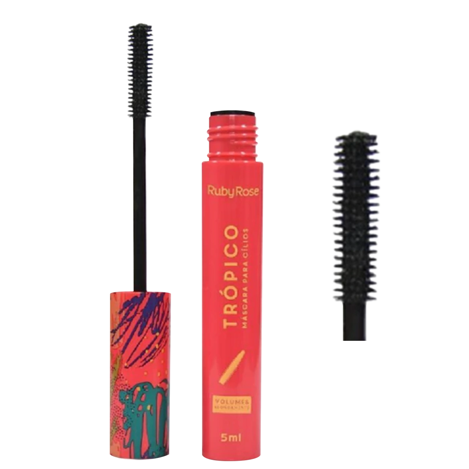 Ruby Rose Trópico Volume & Alongamento - Máscara de Cílios 5ml