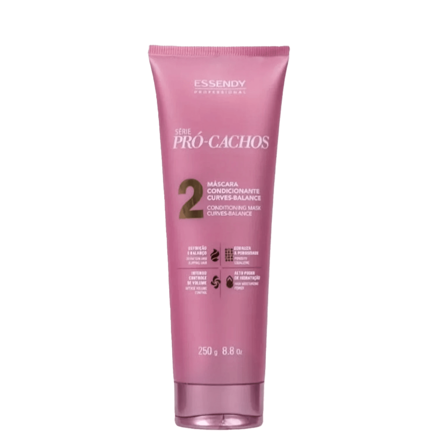 Essendy Série Pró-Cachos Curve-Balance - Máscara Capilar 250ml