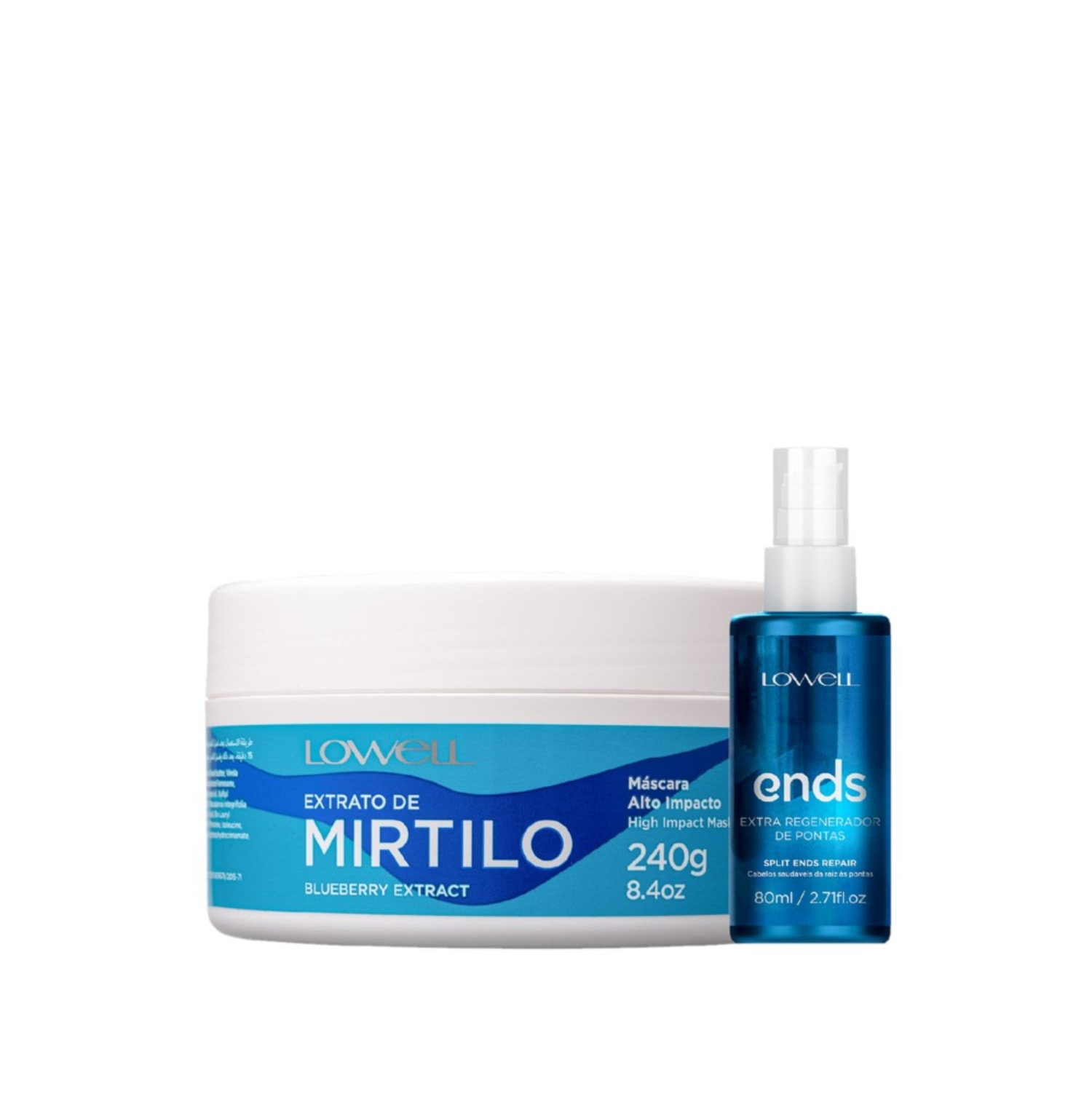 Kit Lowell Regeneração Extra de Pontas (2 Produtos)