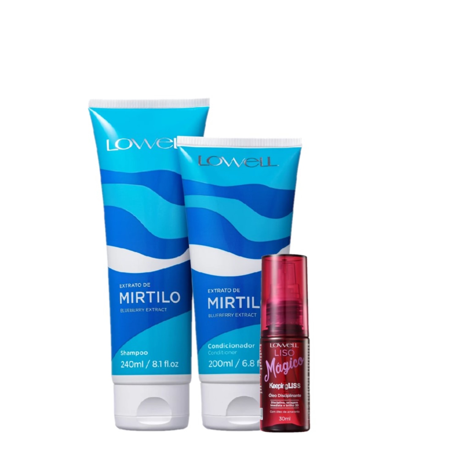 Kit Lowell Extrato de Mirtilo + Keeping Liss (3 Produtos)