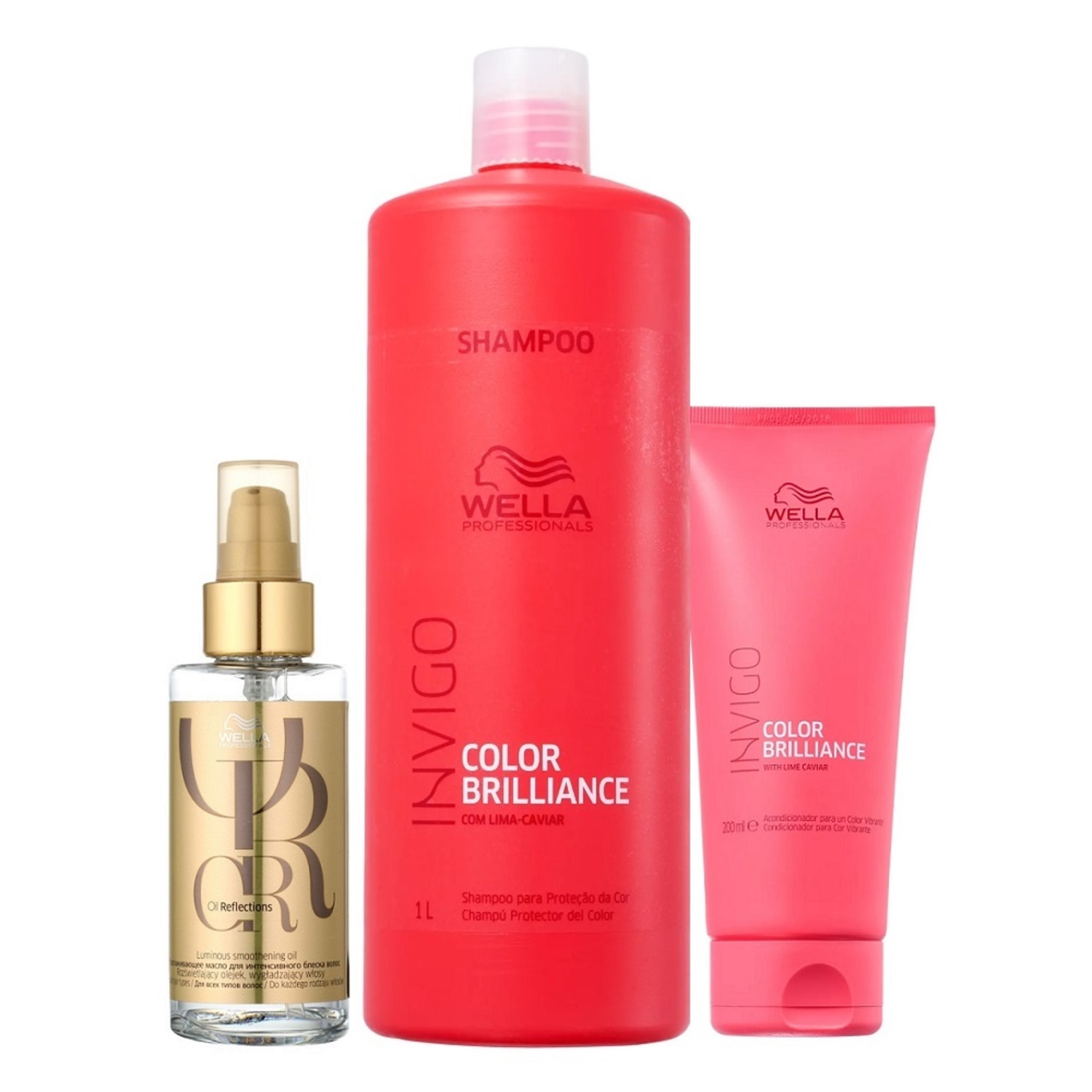 Kit Wella Professionals Brilliance Reflections (3 Produtos)