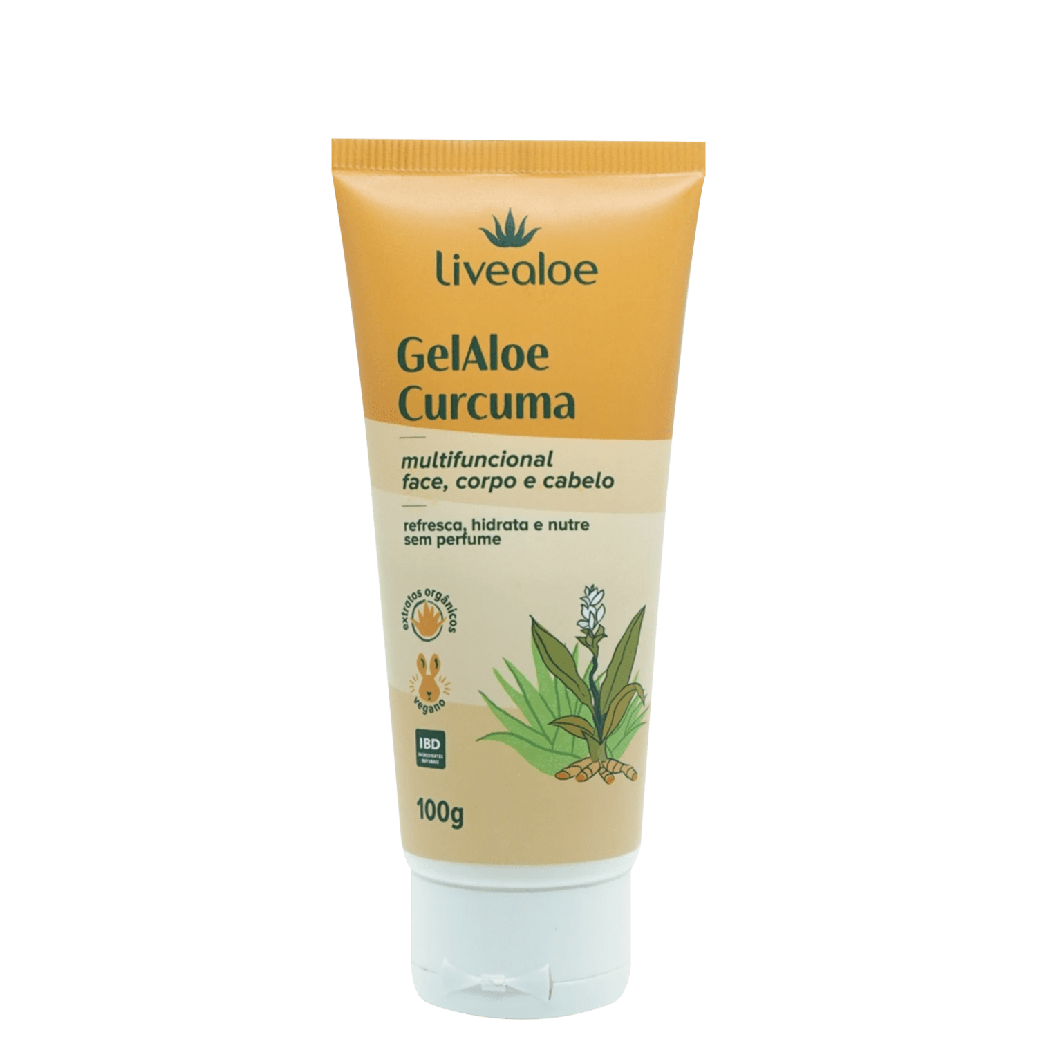 Livealoe Aloe Curcuma - Gel Multifuncional 100g