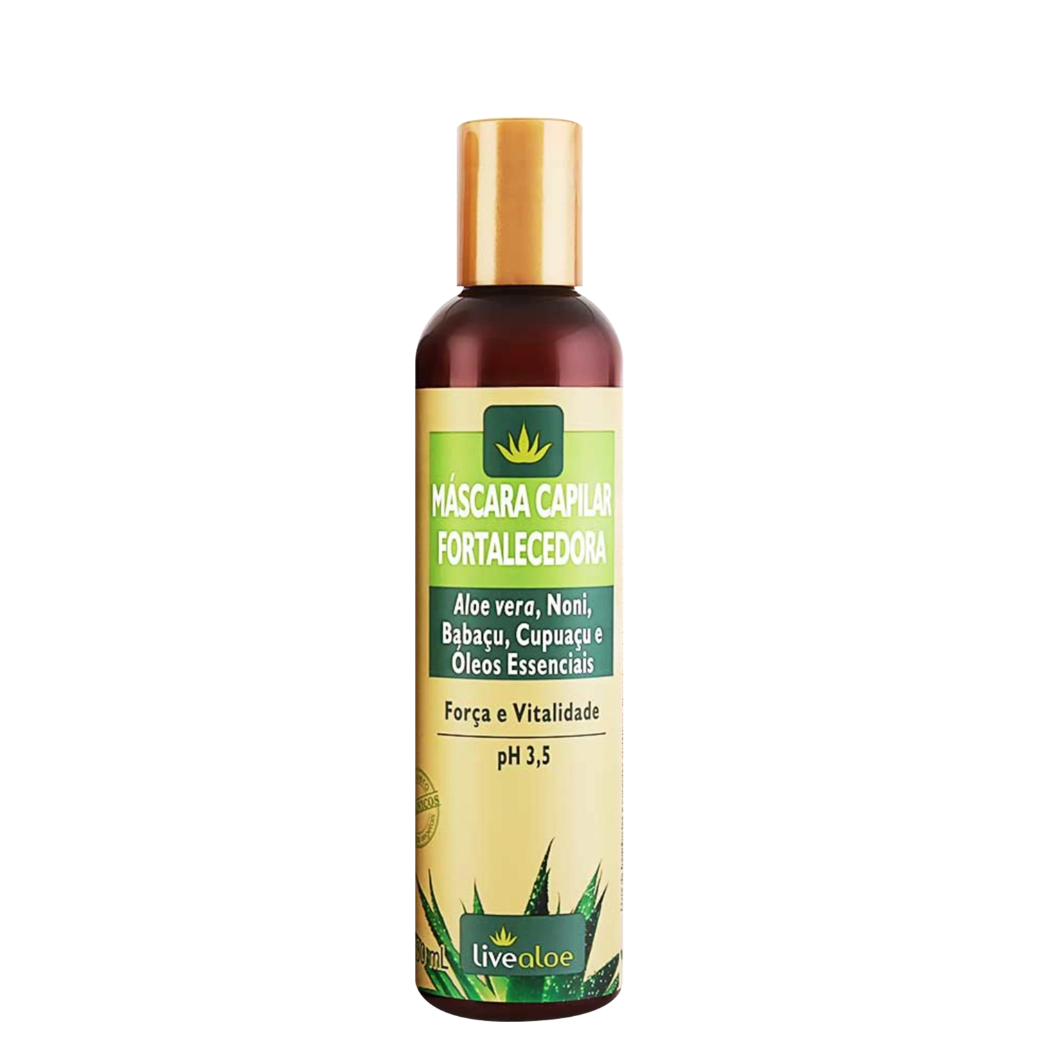 Livealoe Aloe Vera - Máscara Capilar Fortalecedora 200ml